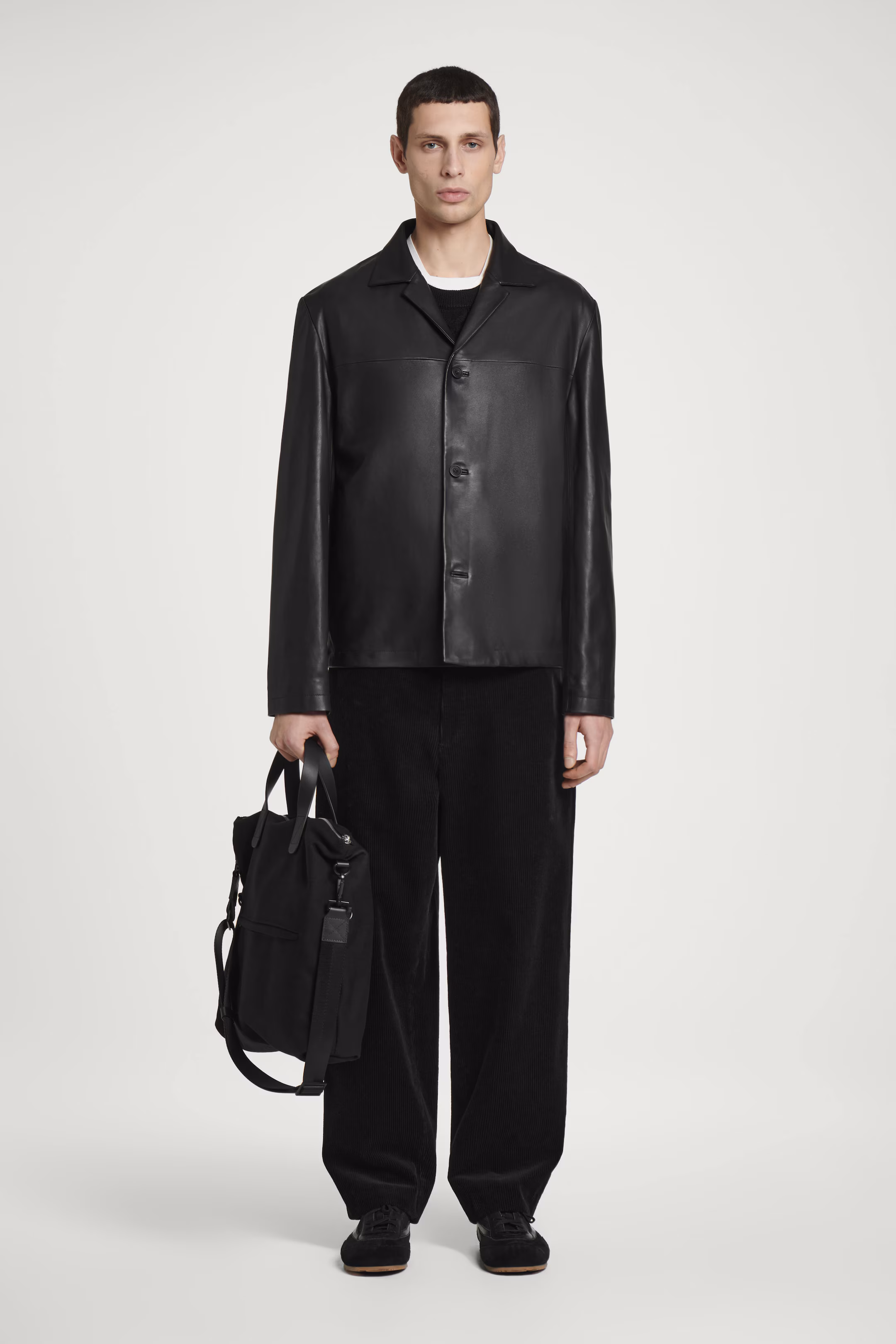 WATER-REPELLENT BRIEFCASE TOTE - CANVAS