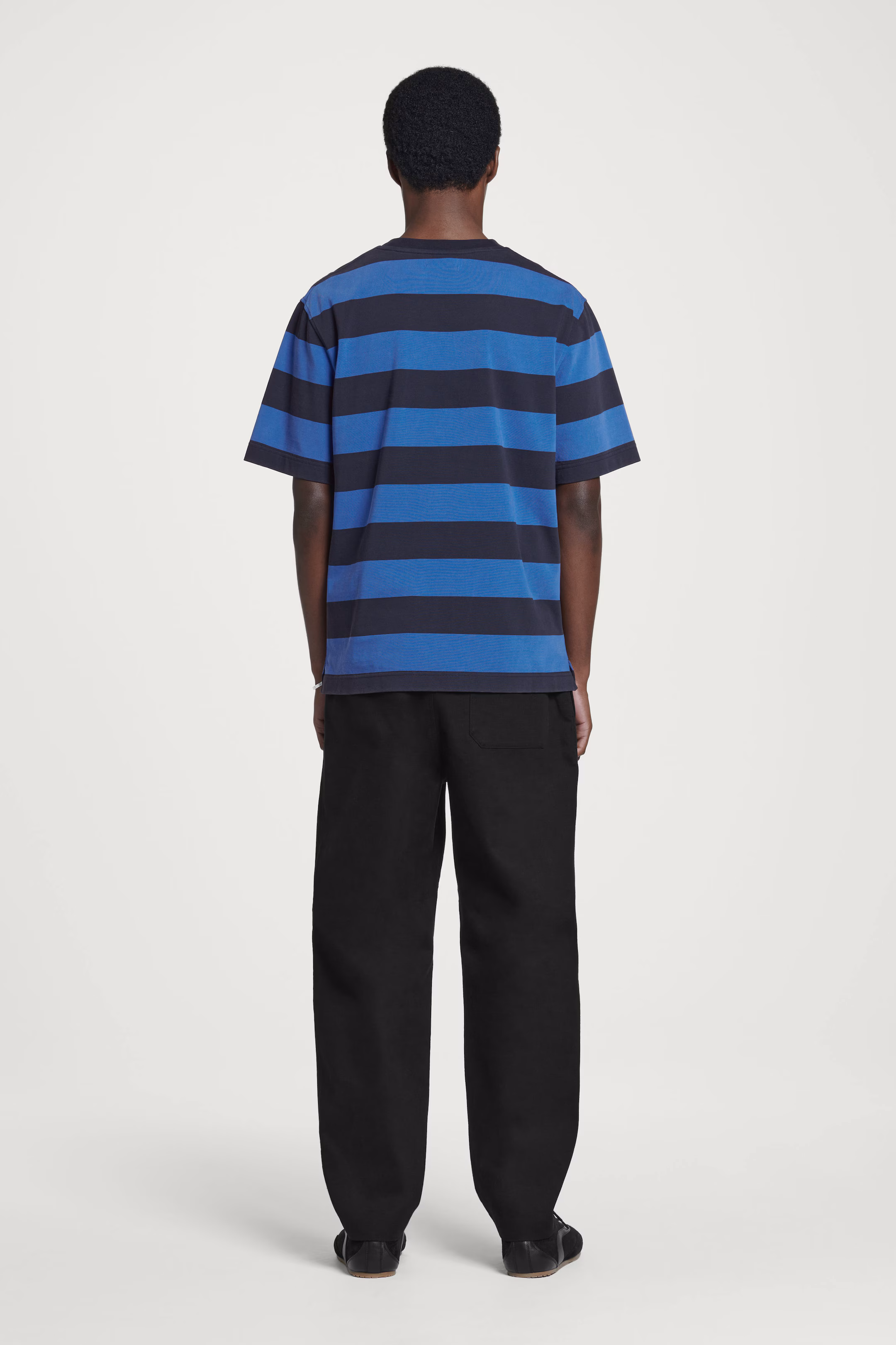 RELAXED STRIPED COTTON T-SHIRT