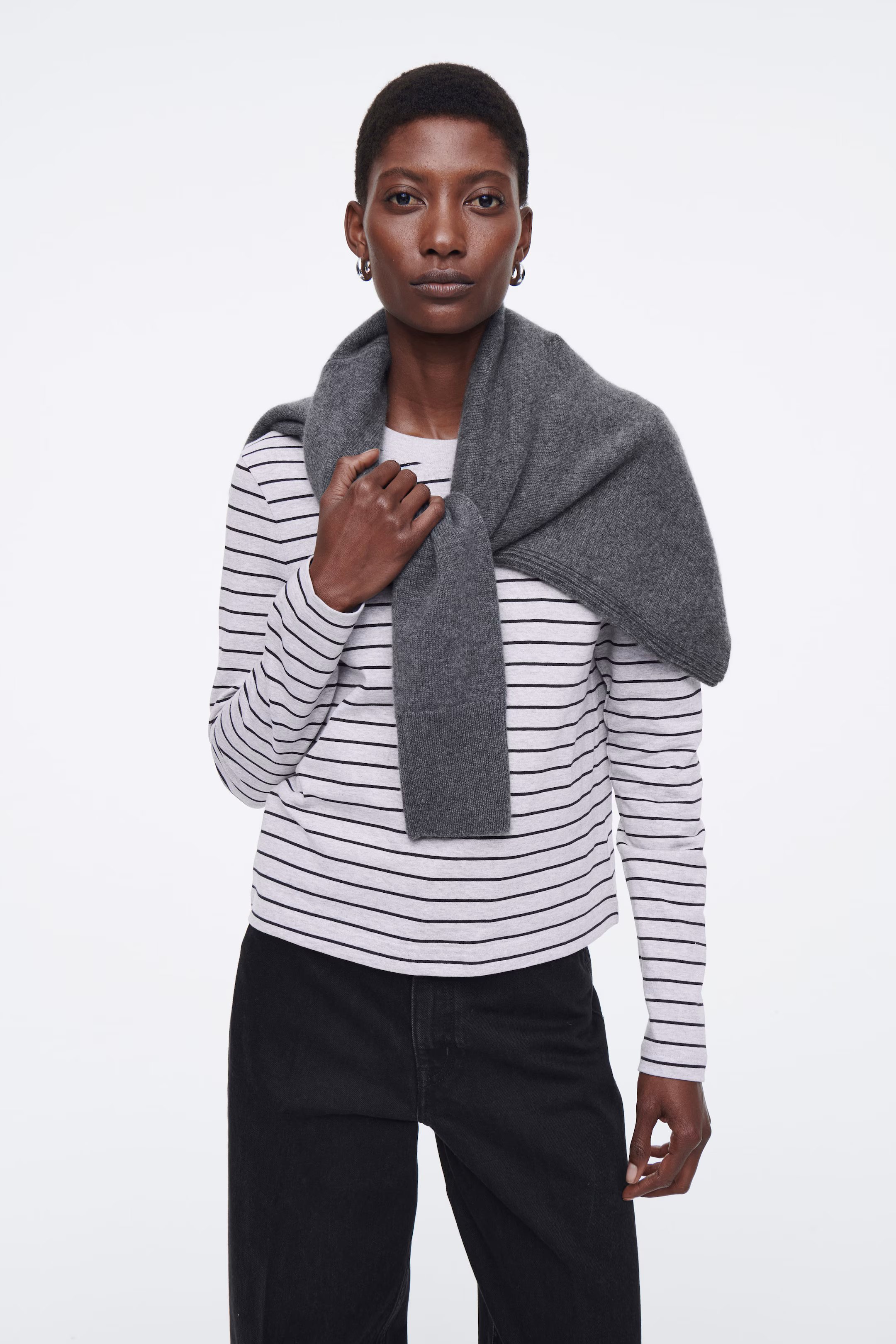 CLEAN CUT REGULAR LONG-SLEEVED T-SHIRT