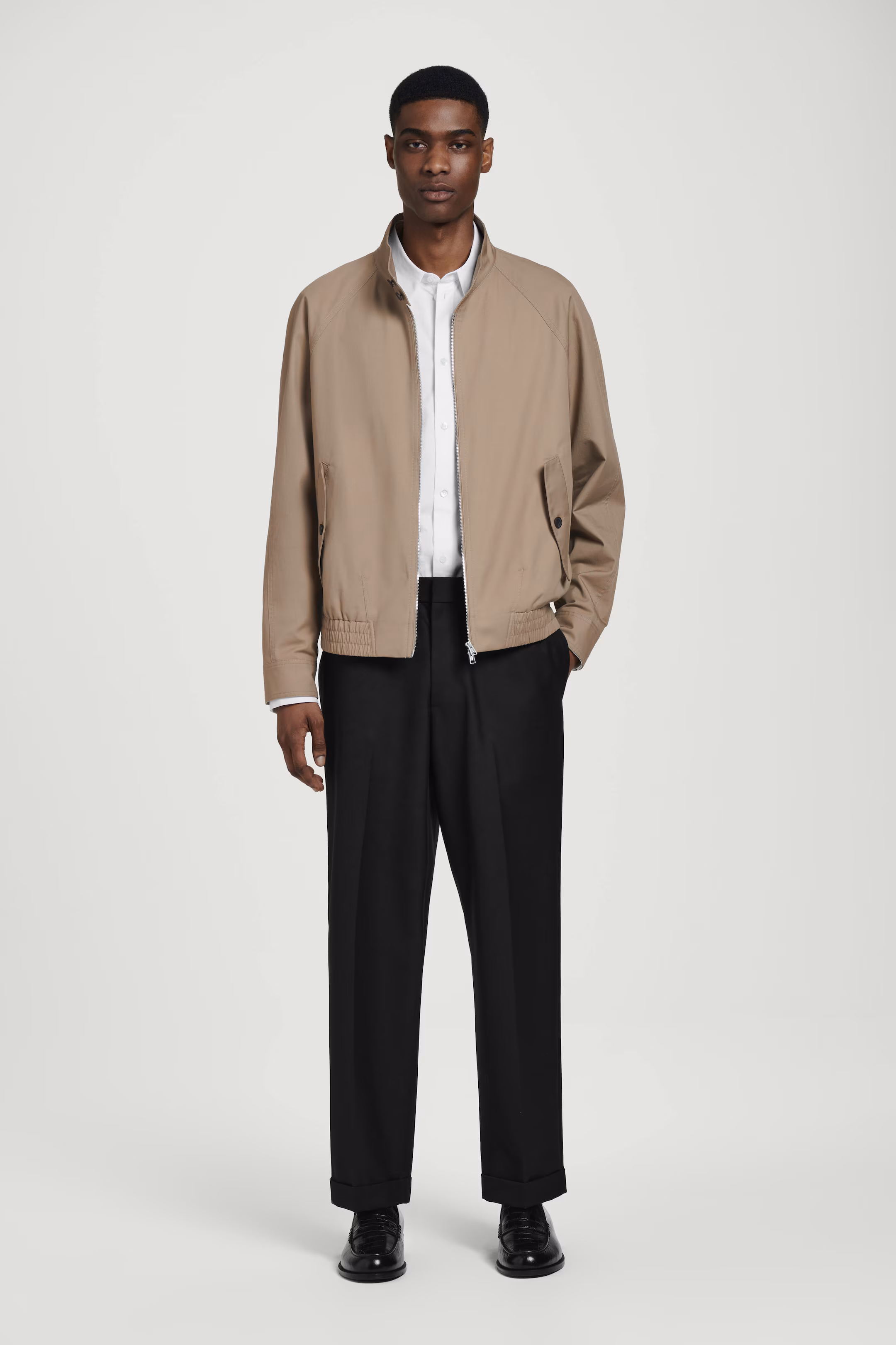 WATER-REPELLENT HARRINGTON JACKET