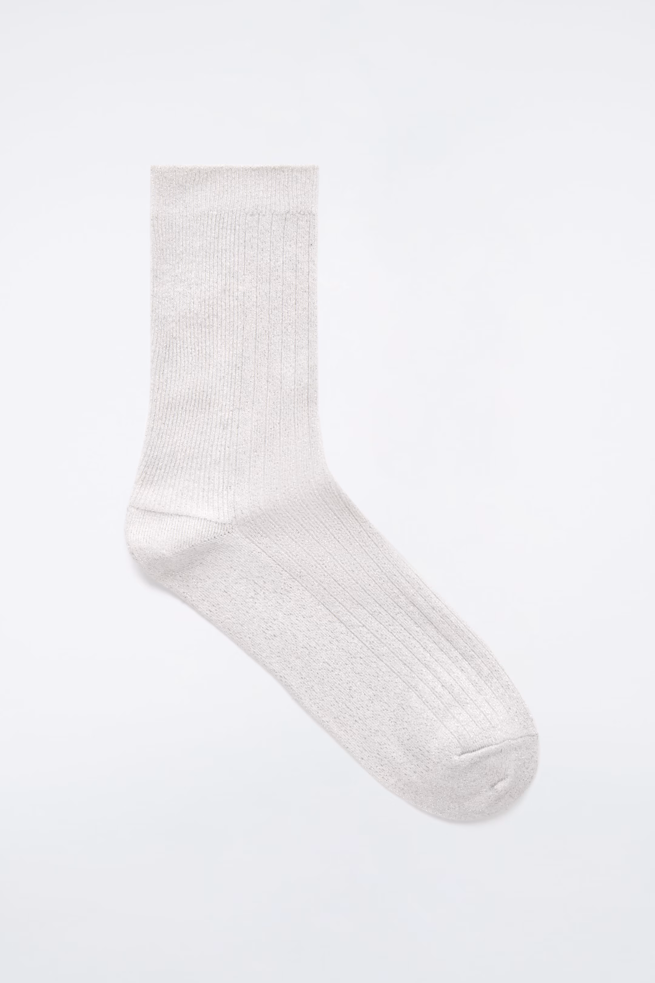 RIBBED LUREX SOCKS