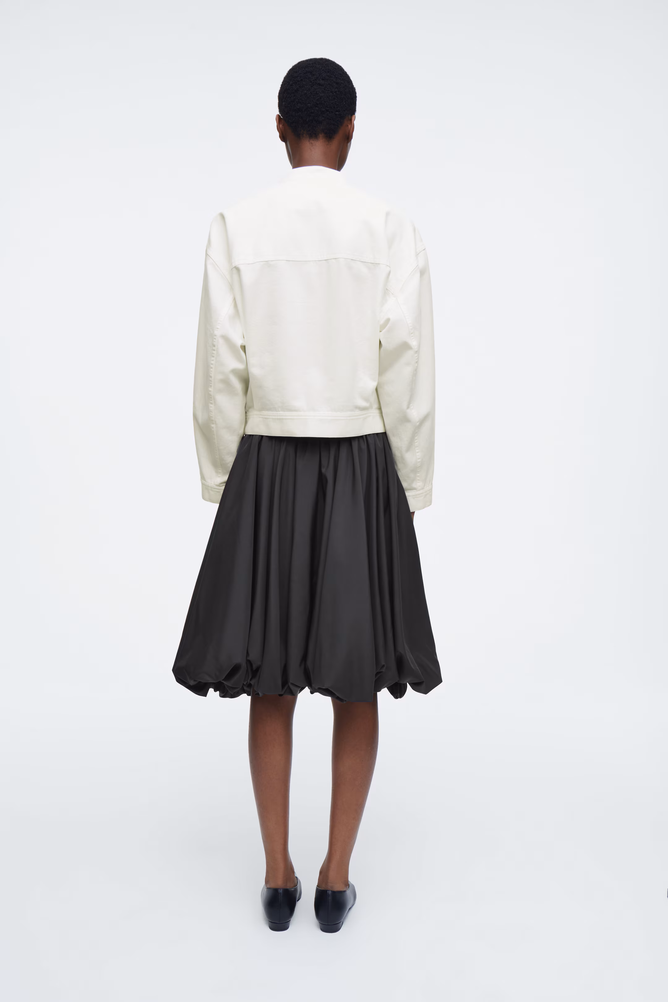 OVERSIZED COTTON BOMBER JACKET