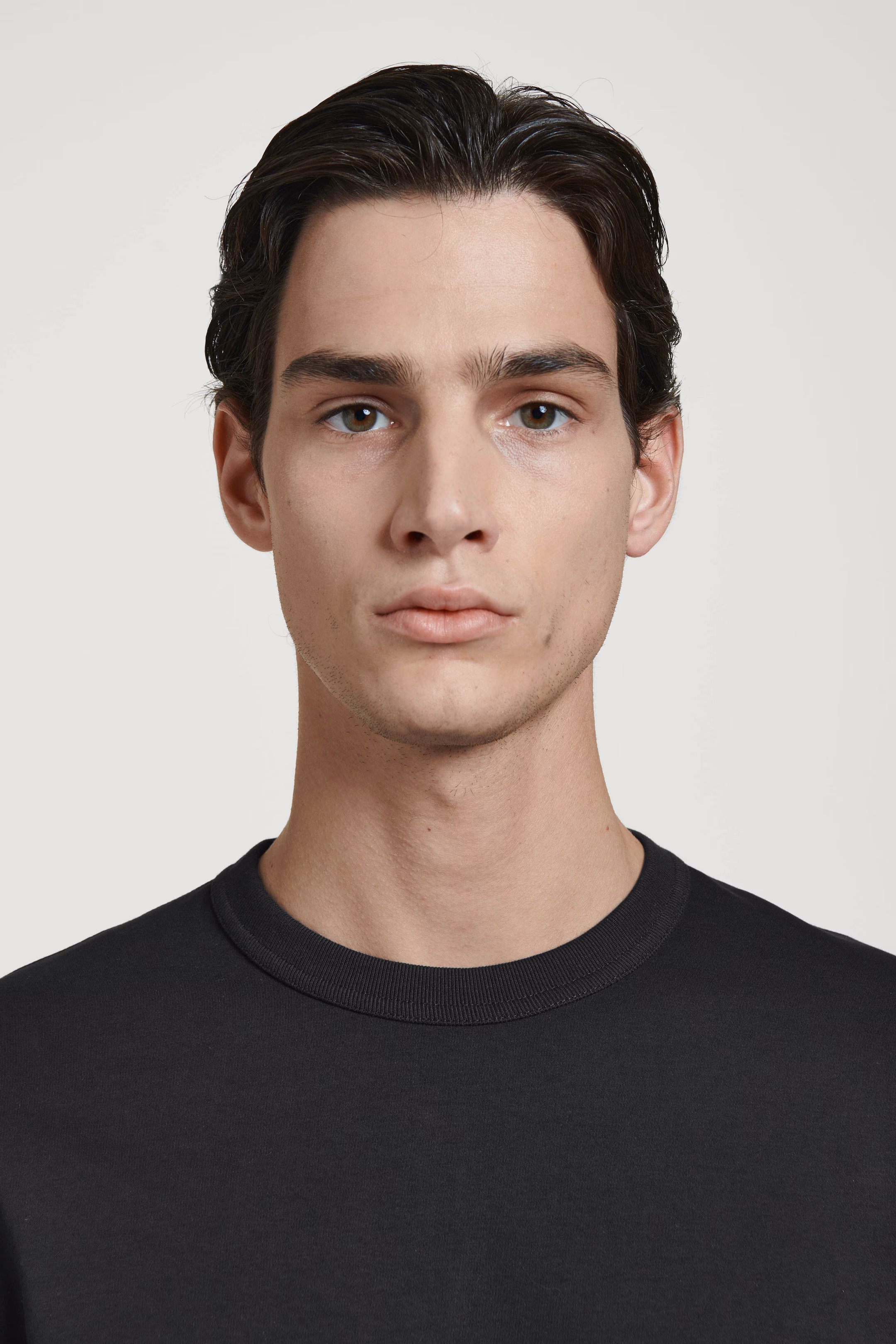 INTERLOCK COTTON CREW-NECK T-SHIRT