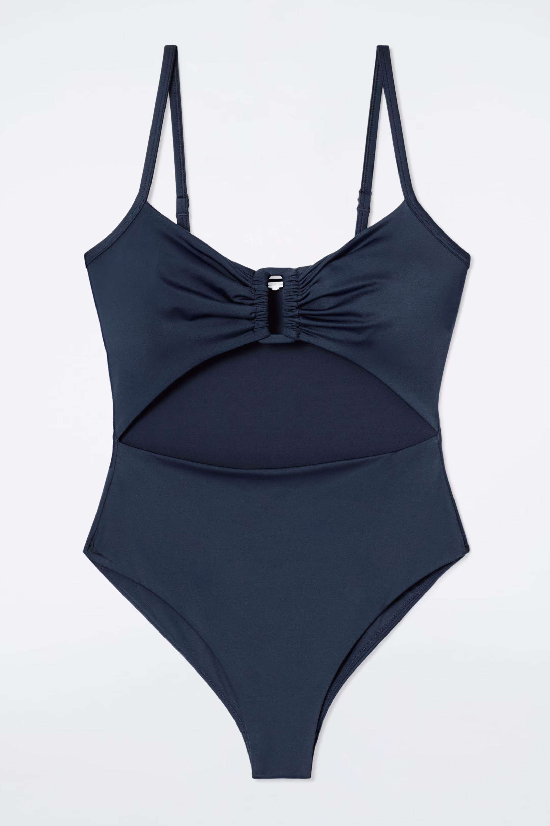 GATHERED CUTOUT SWIMSUIT