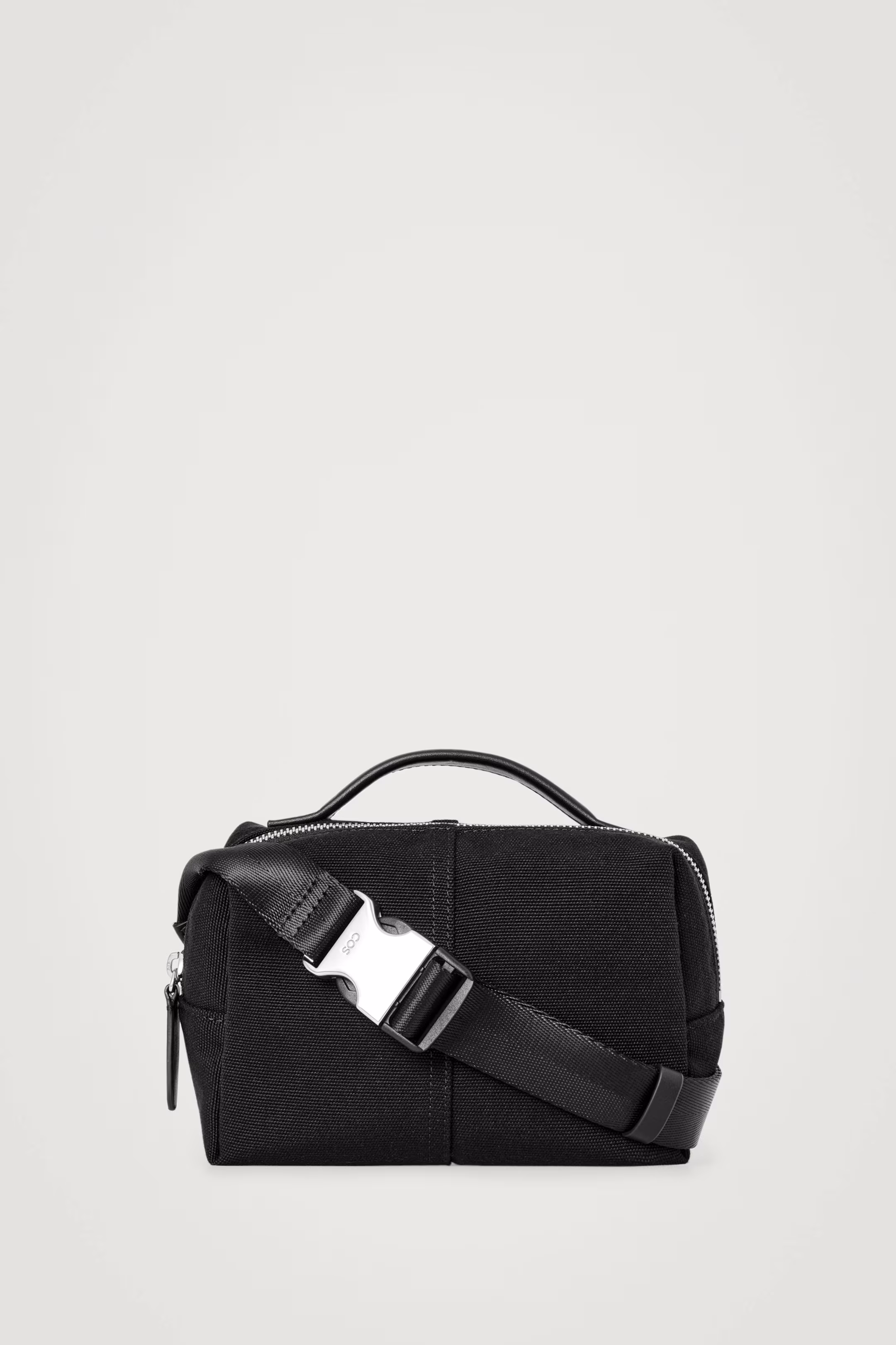BOXY WATER-REPELLENT CROSSBODY BAG - CANVAS