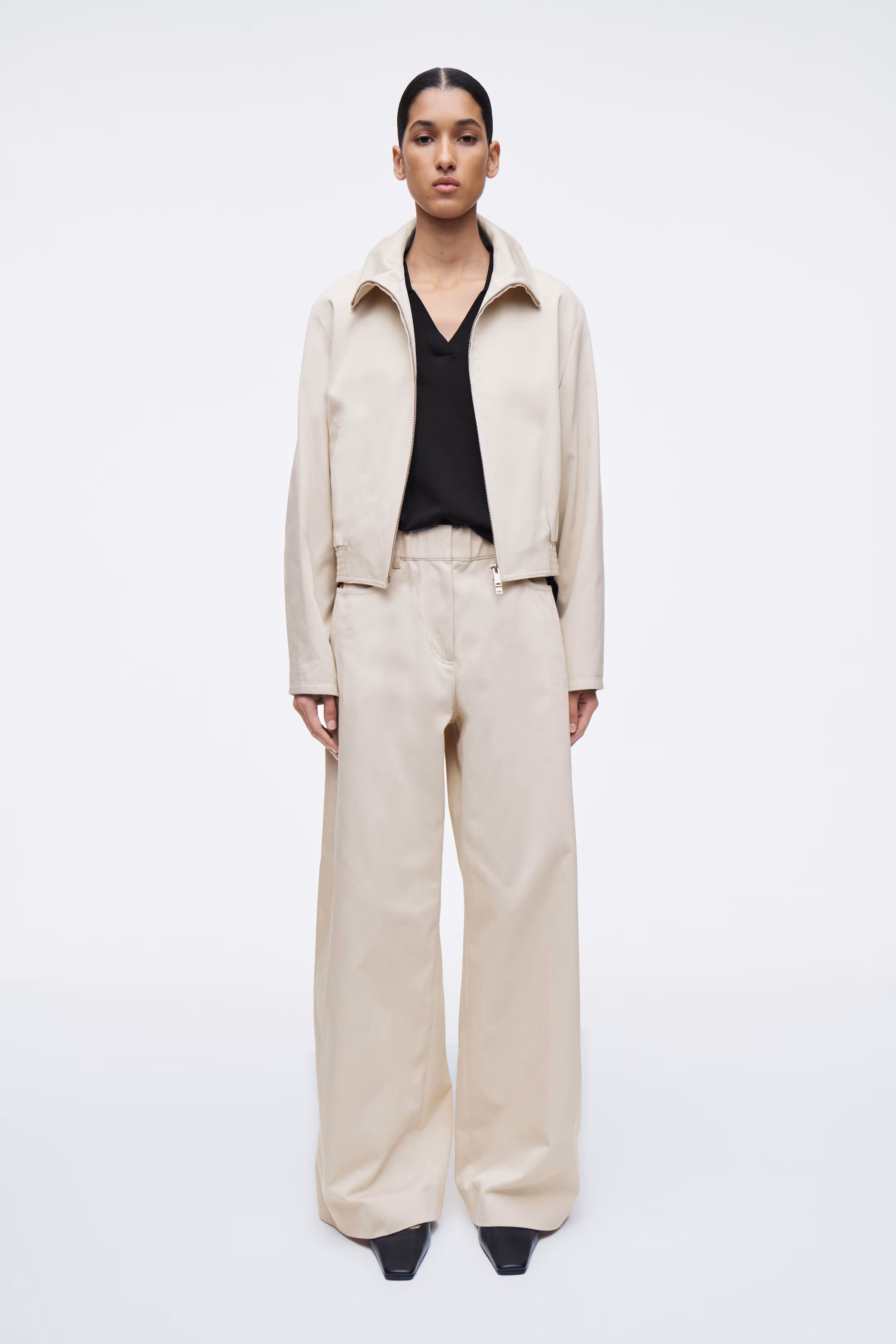 KNITTED SILK POLO SHIRT