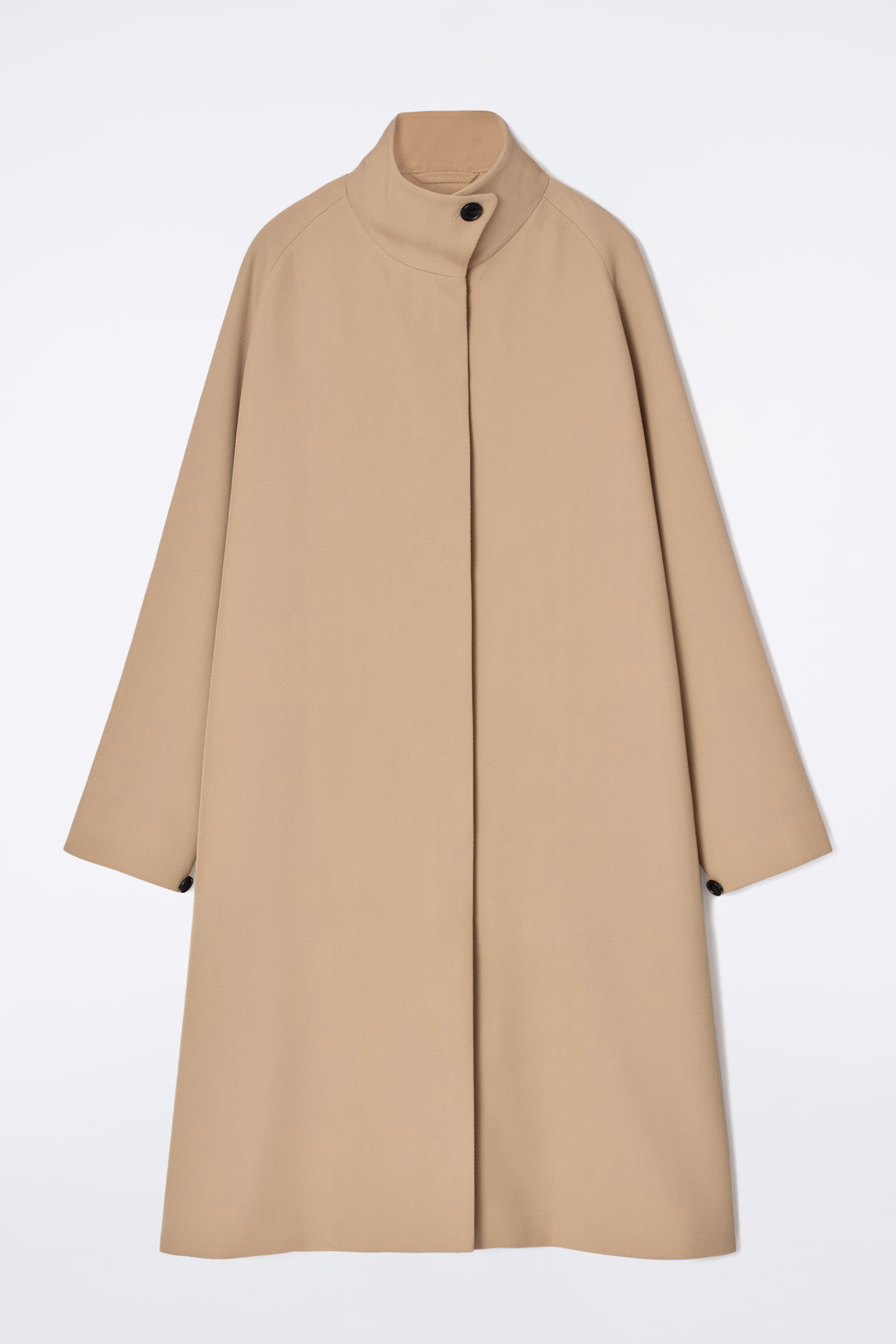 TRAPEZE WOOL-BLEND COAT