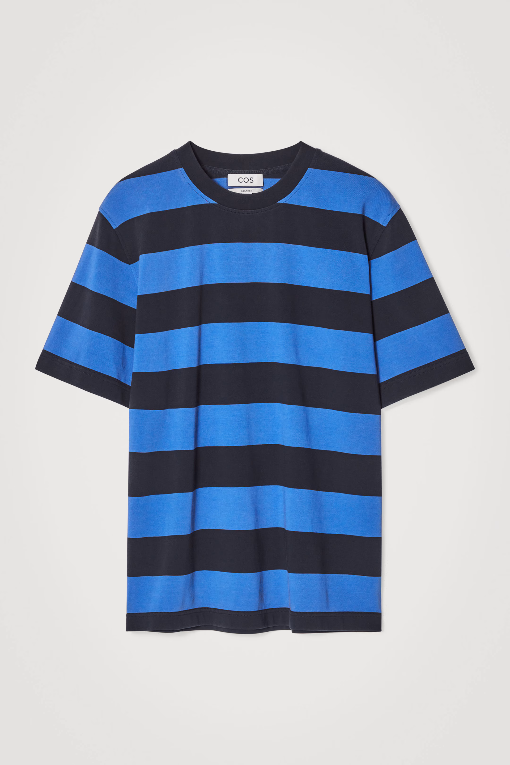 RELAXED STRIPED COTTON T-SHIRT