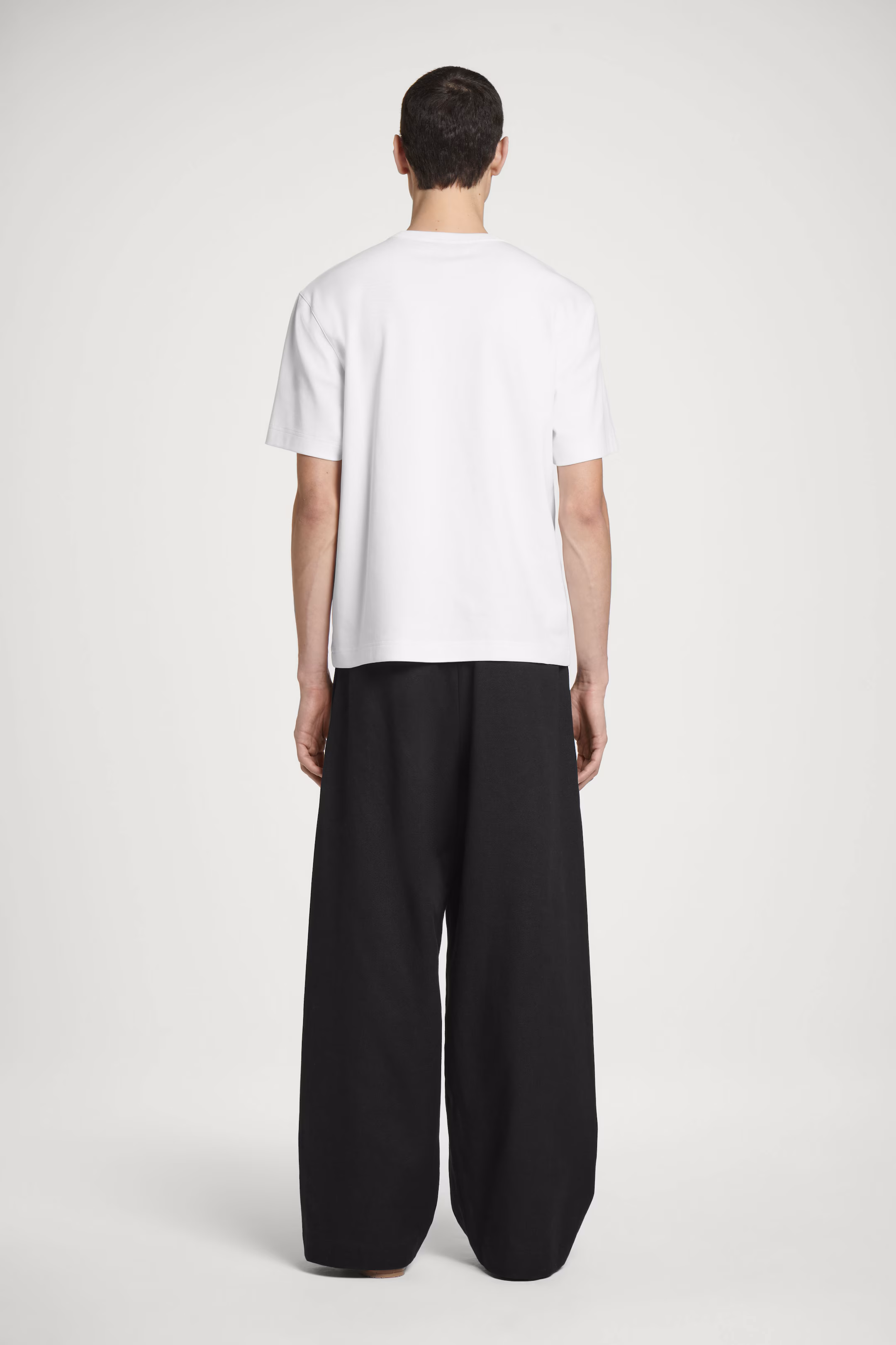 INTERLOCK COTTON CREW-NECK T-SHIRT