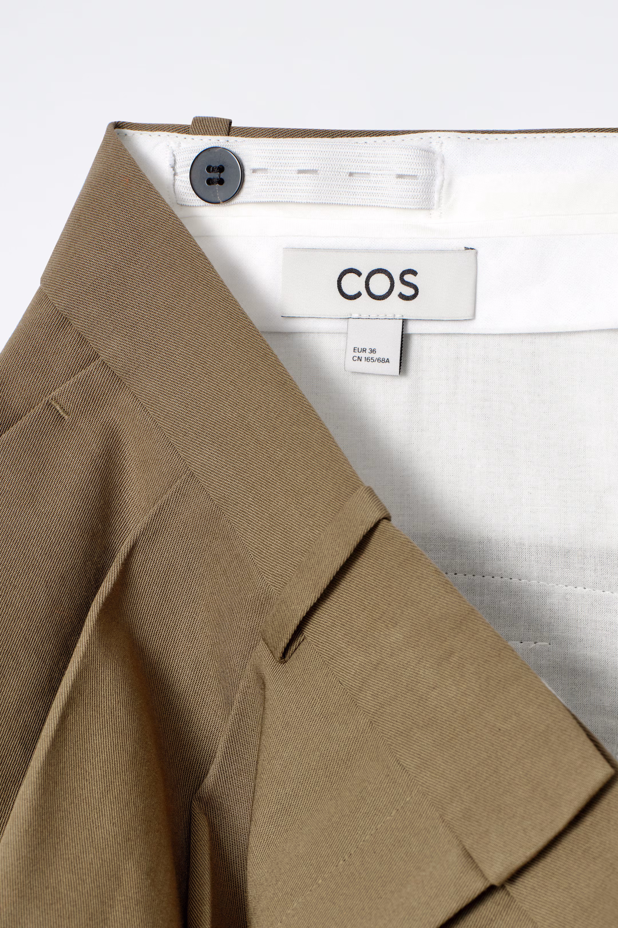 RELAXED COTTON WIDE-LEG TROUSERS