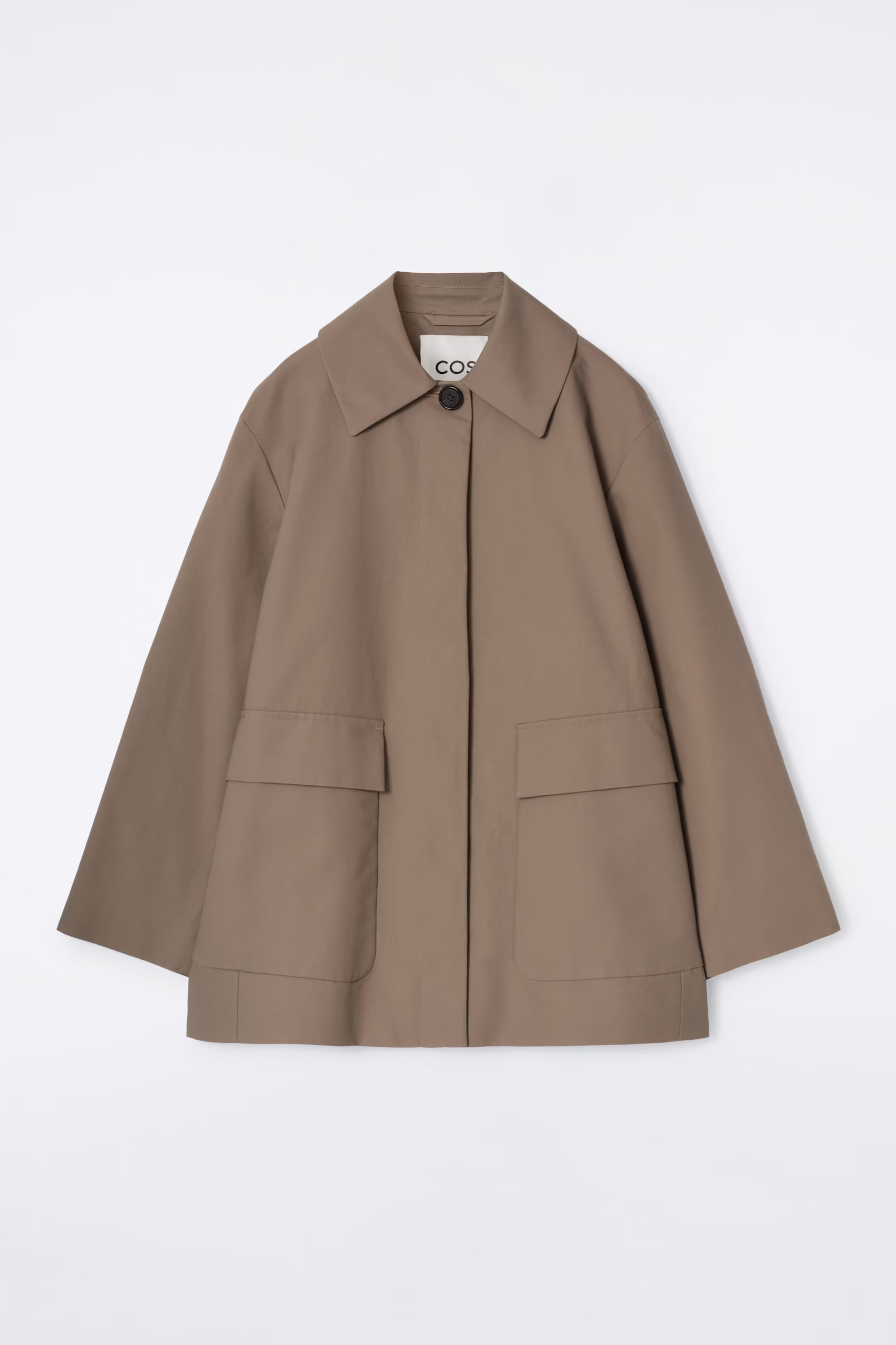 COLLARED COTTON CAR JACKET
