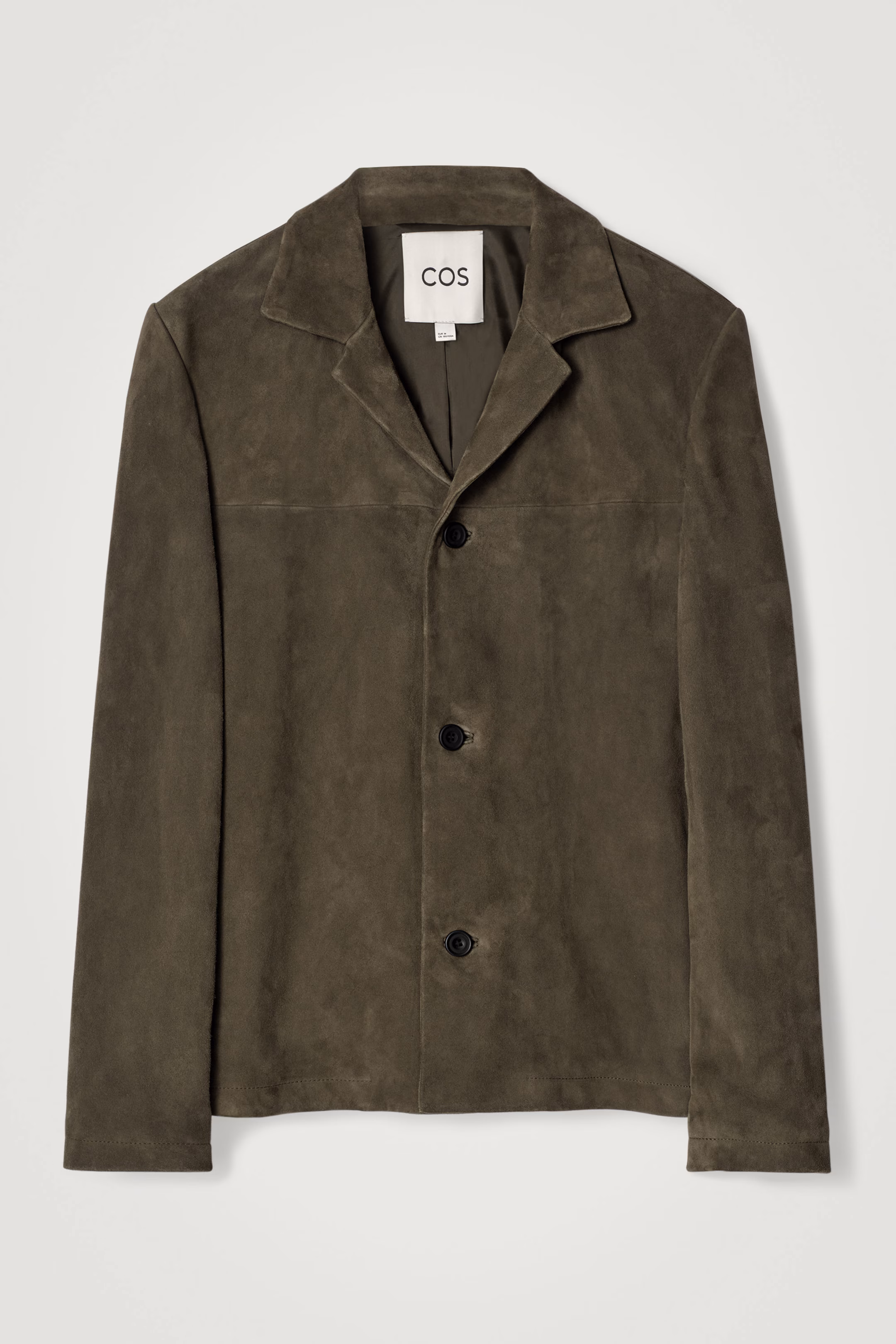 SINGLE-BREASTED SUEDE JACKET