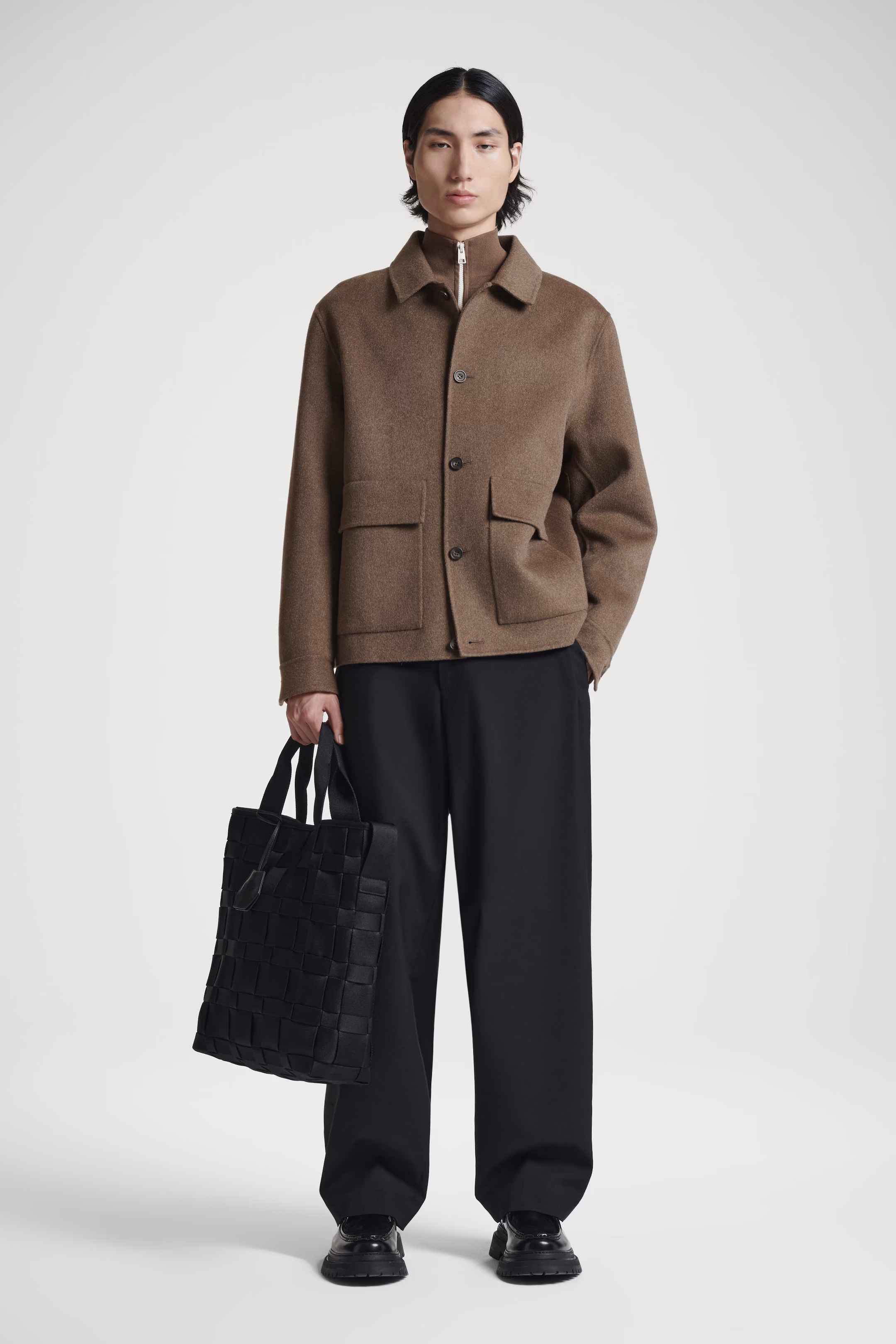 WOVEN TOTE BAG - WEBBING