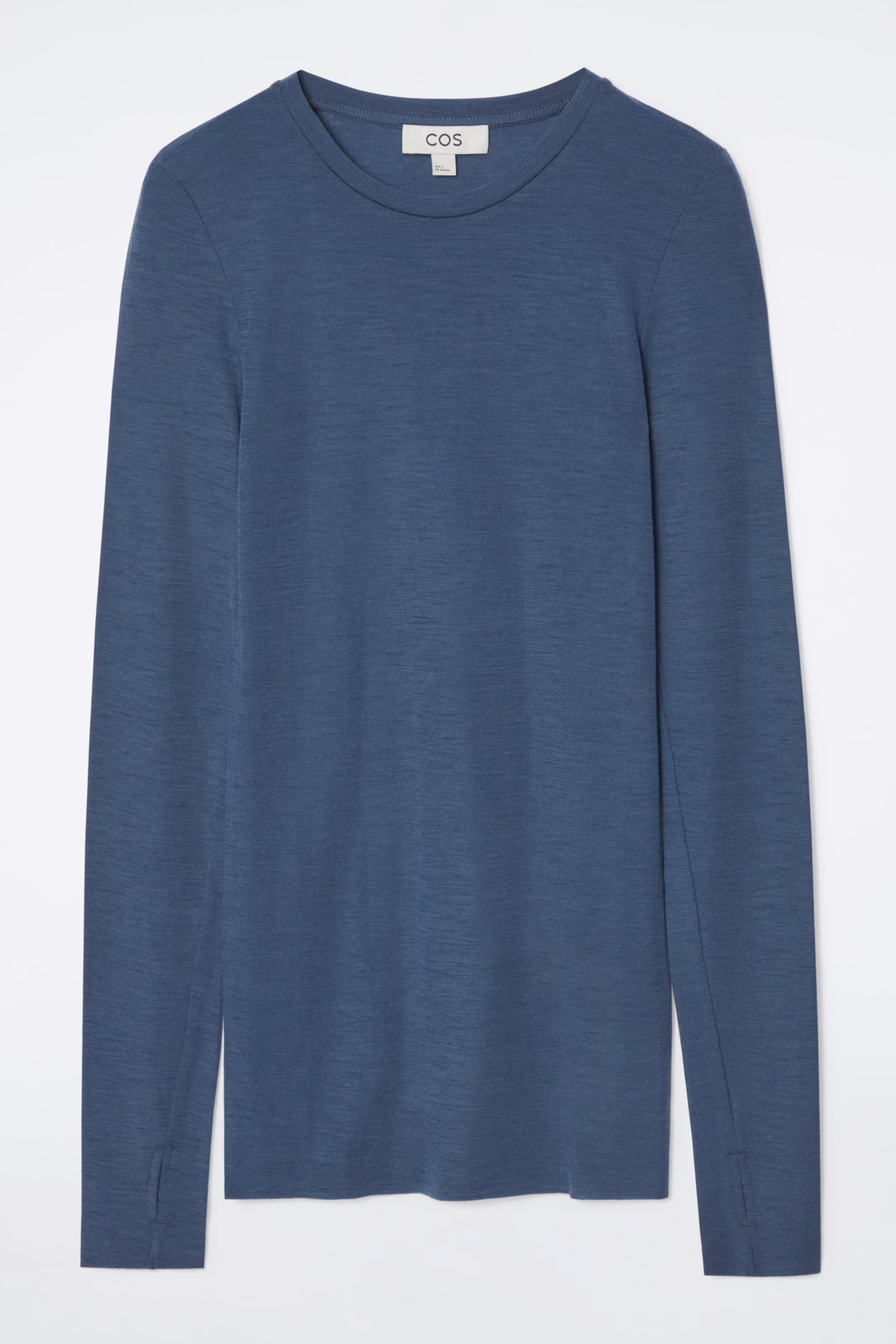 CREW-NECK MERINO WOOL TOP