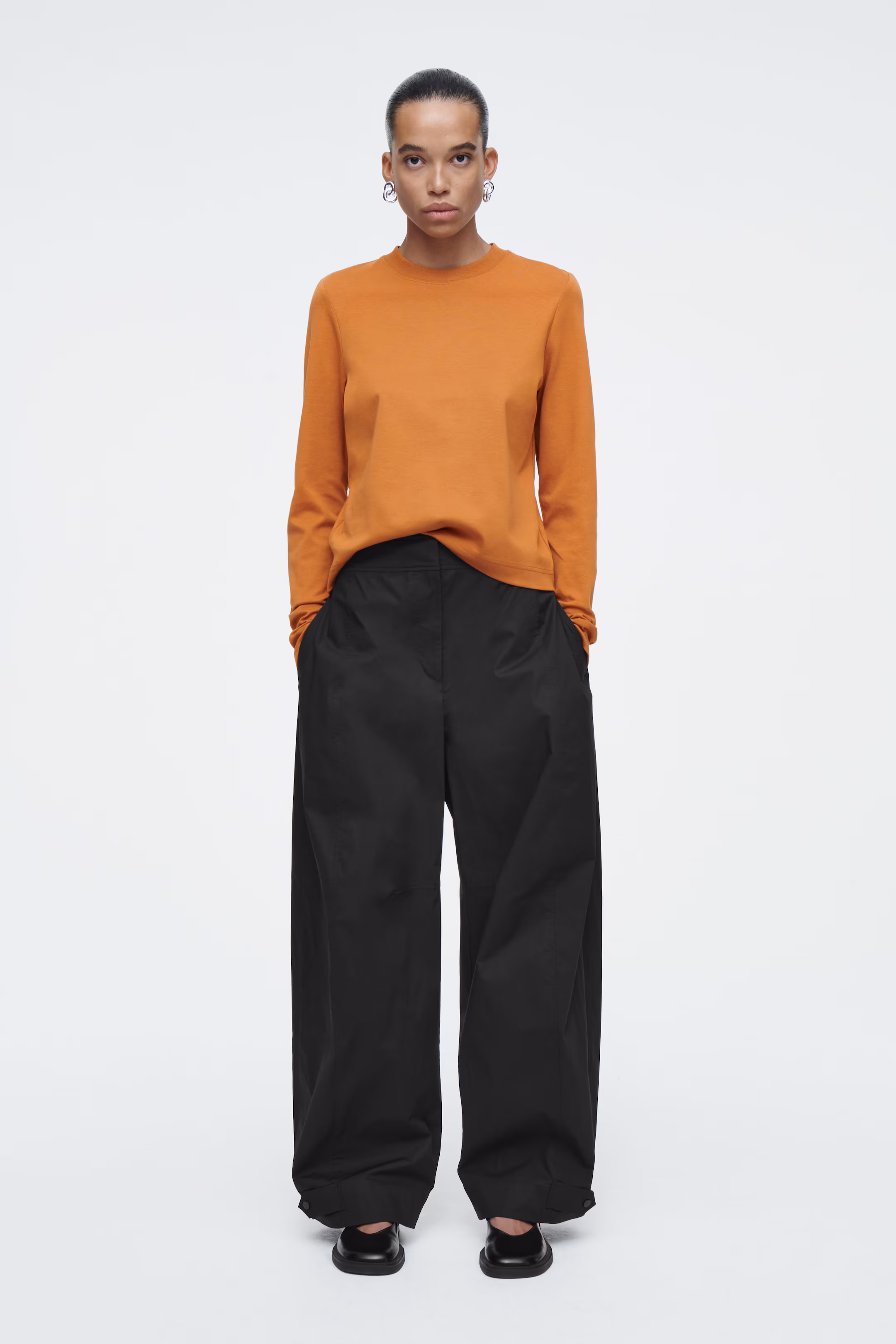 CLEAN CUT REGULAR LONG-SLEEVED T-SHIRT