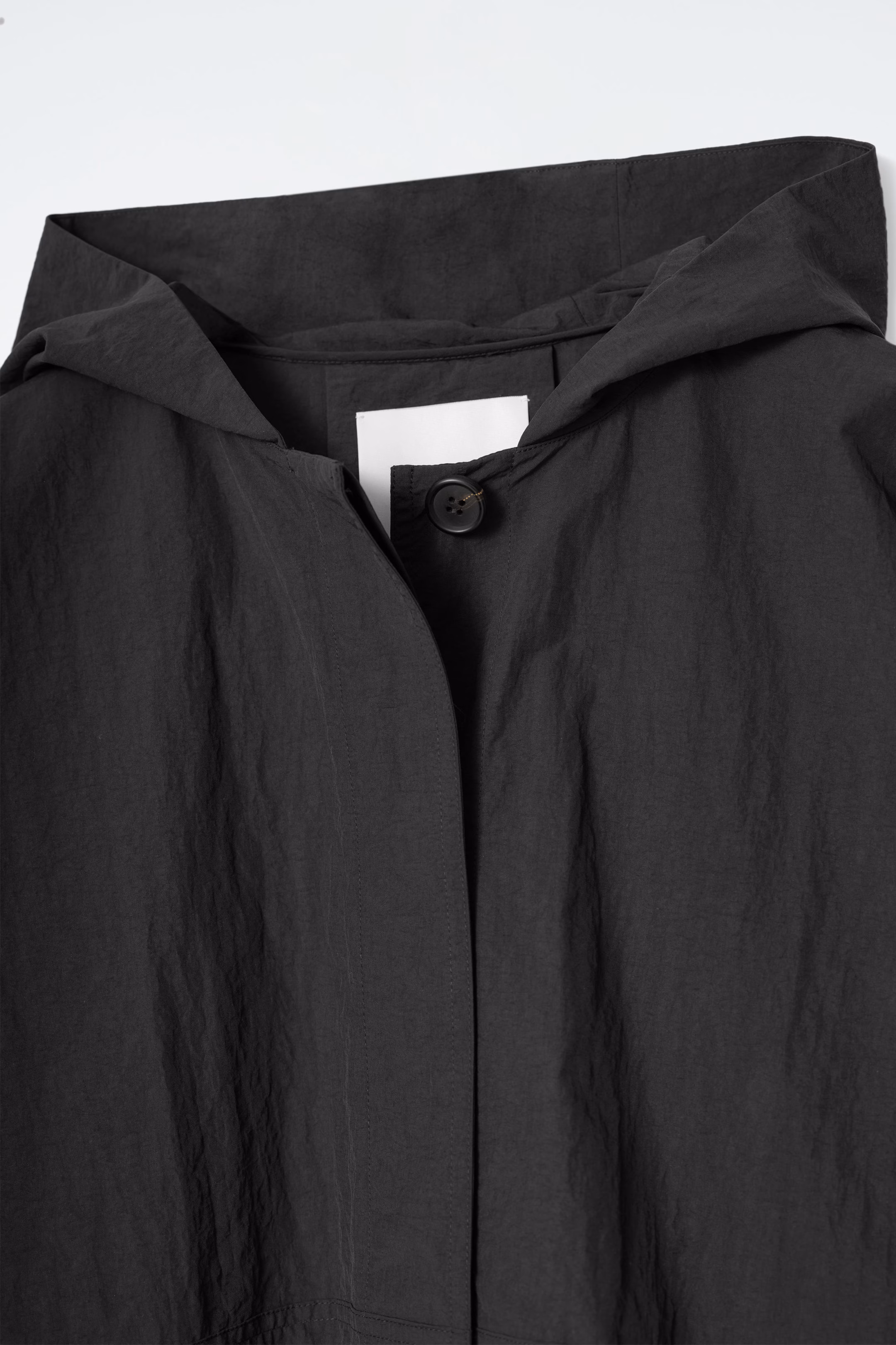 HOODED TRENCH COAT CAPE