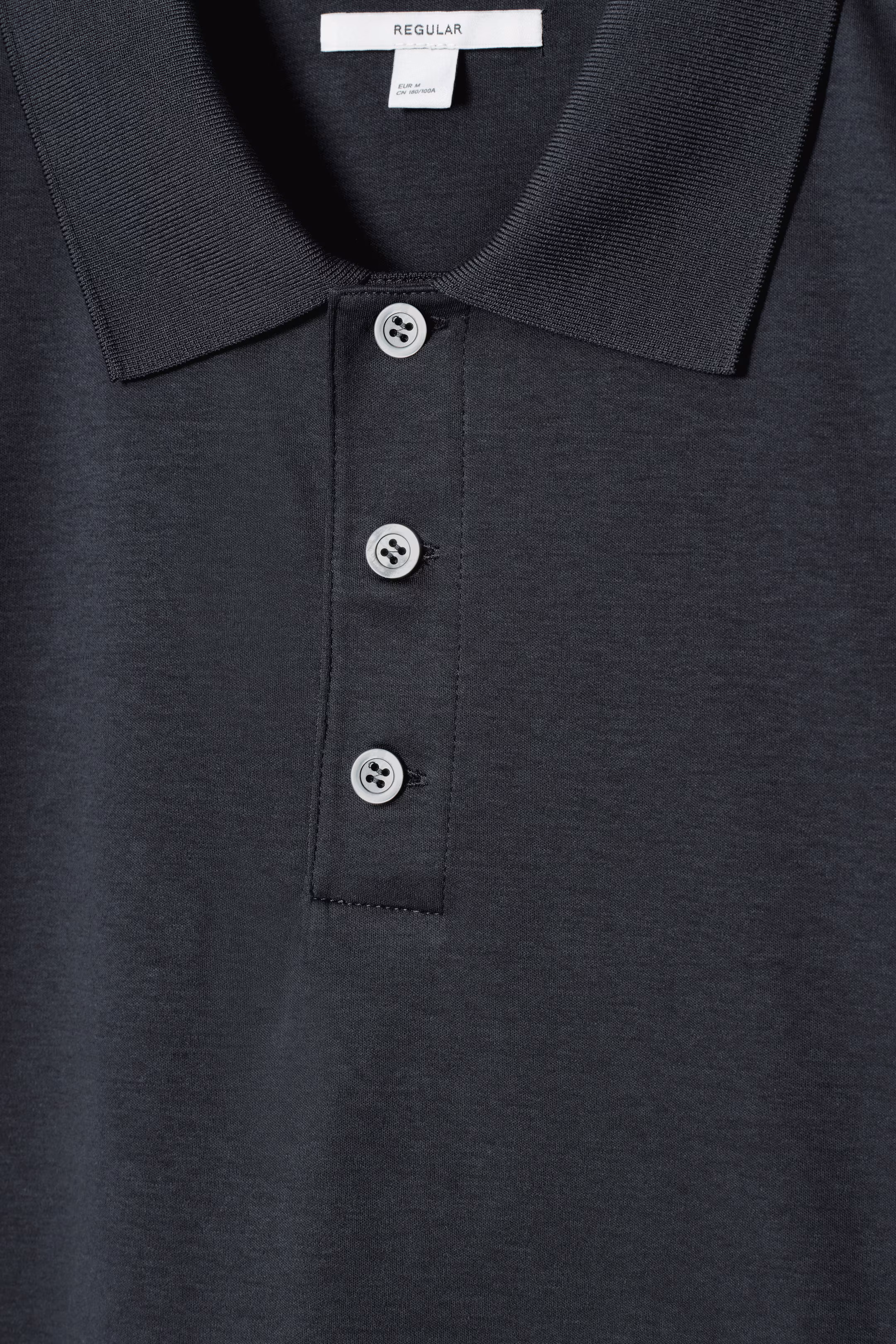 REGULAR-FIT MERCERISED-COTTON POLO SHIRT