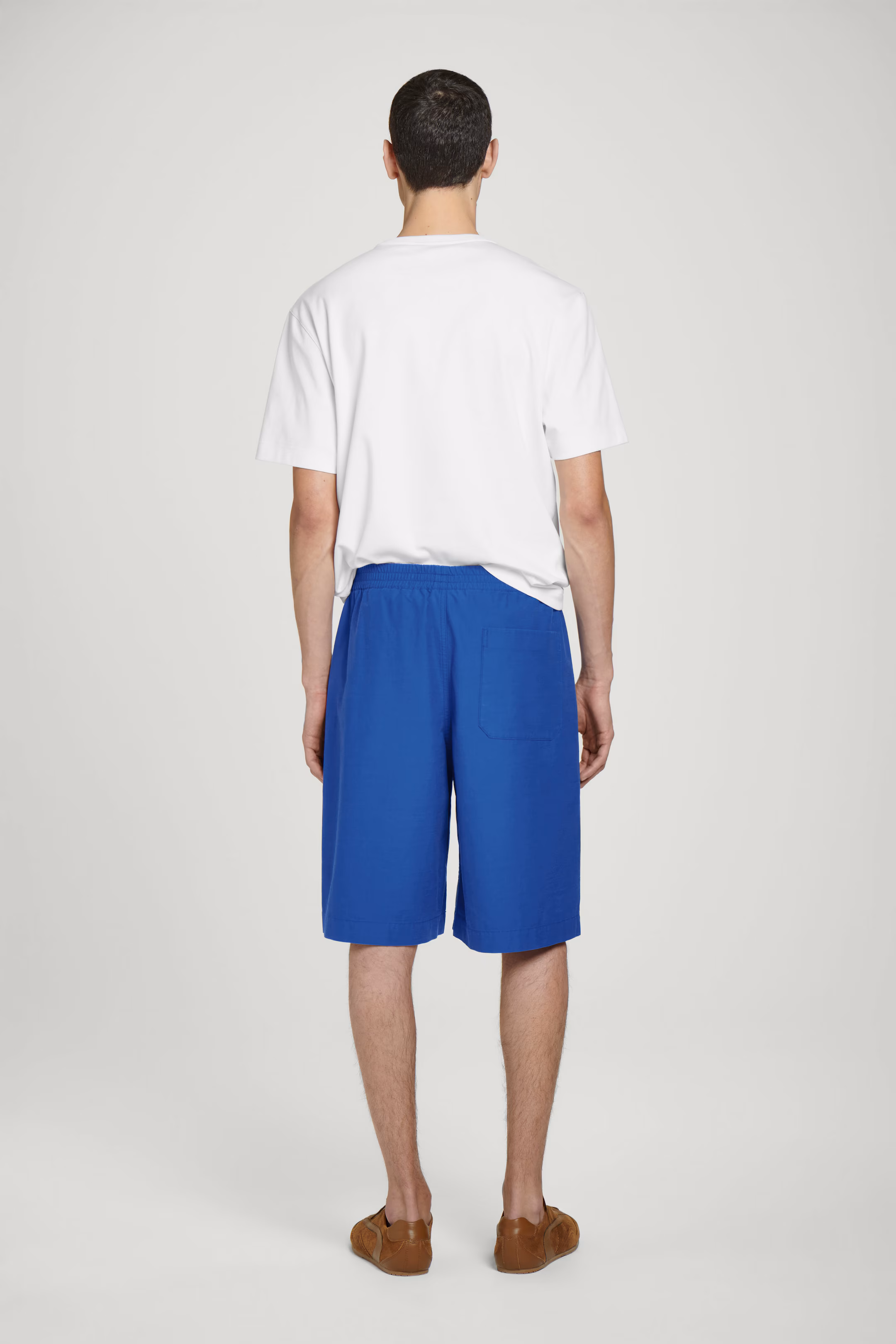 ELASTICATED COTTON SHORTS