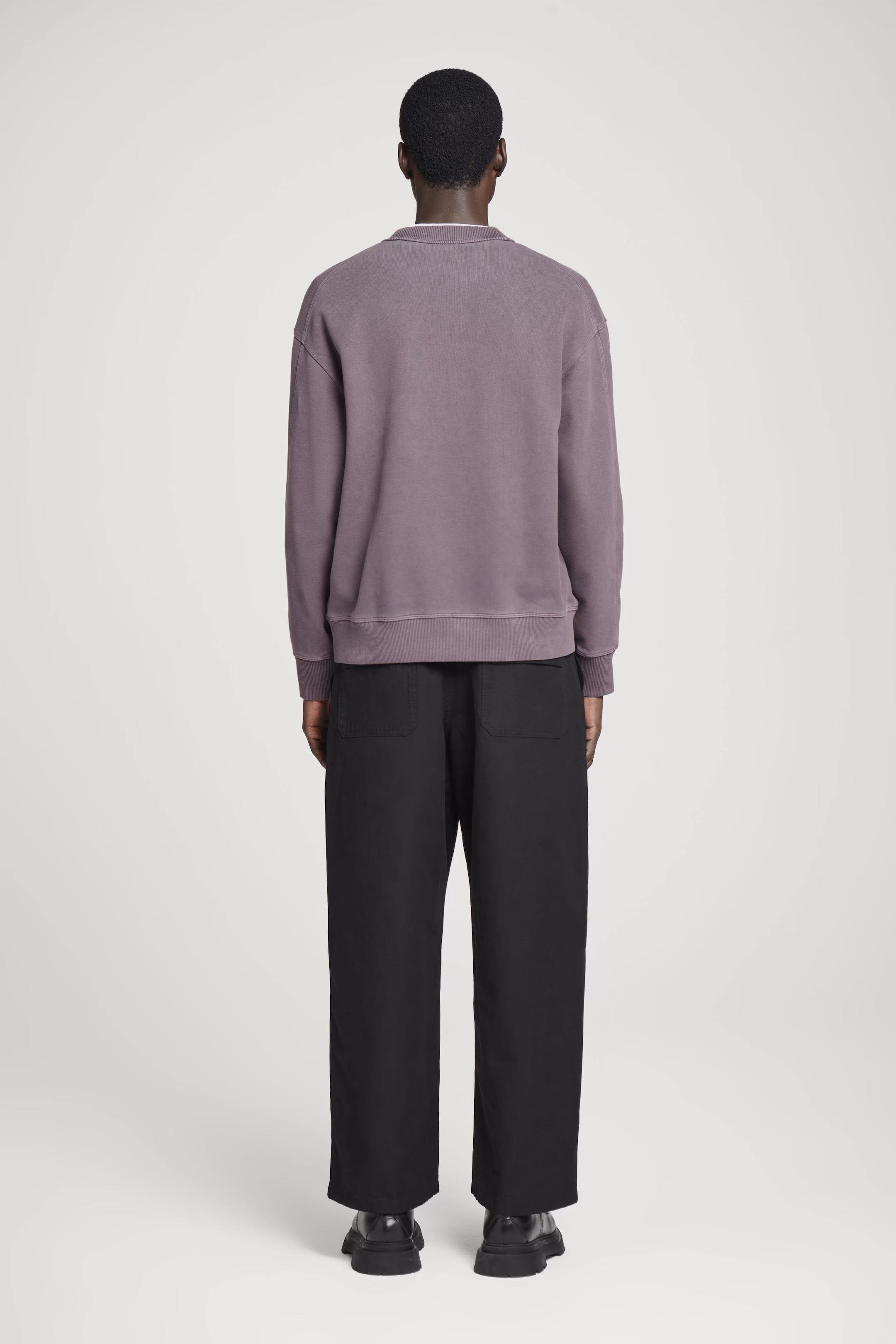 RELAXED WASHED-COTTON SWEATSHIRT