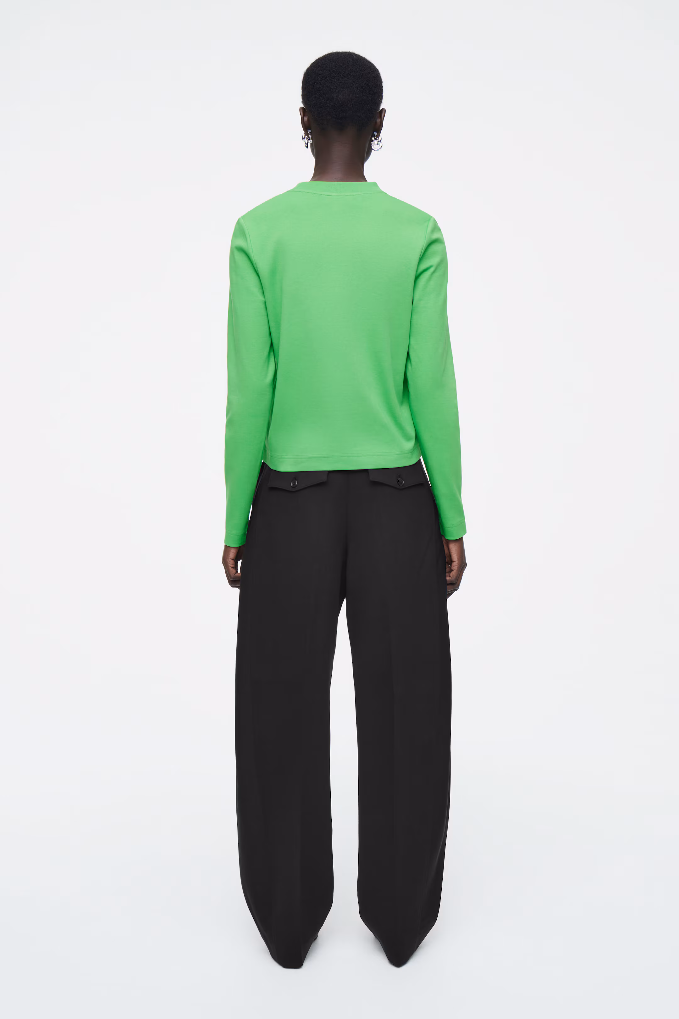 CLEAN CUT REGULAR LONG-SLEEVED T-SHIRT