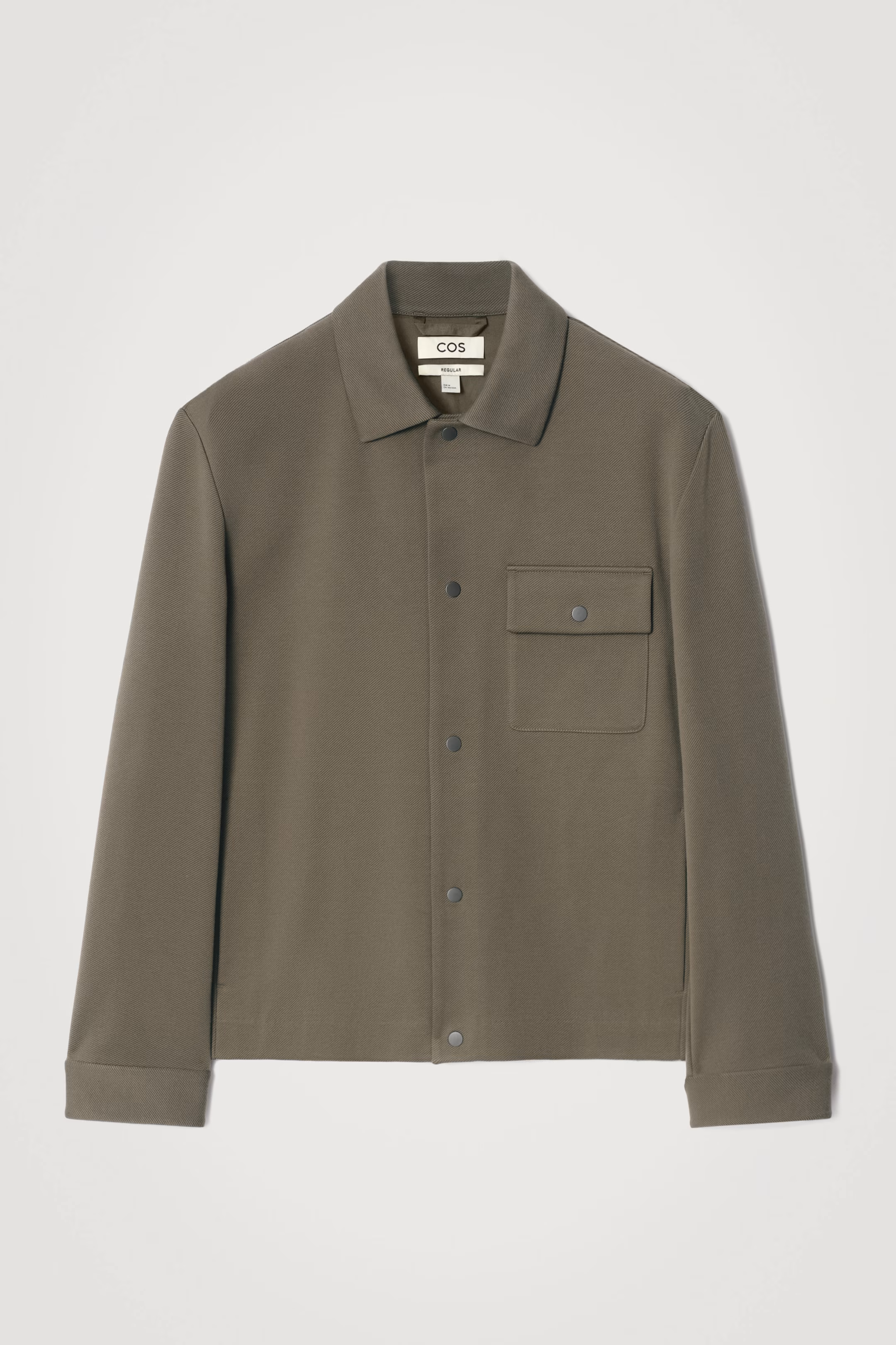 JERSEY-TWILL SHIRT JACKET