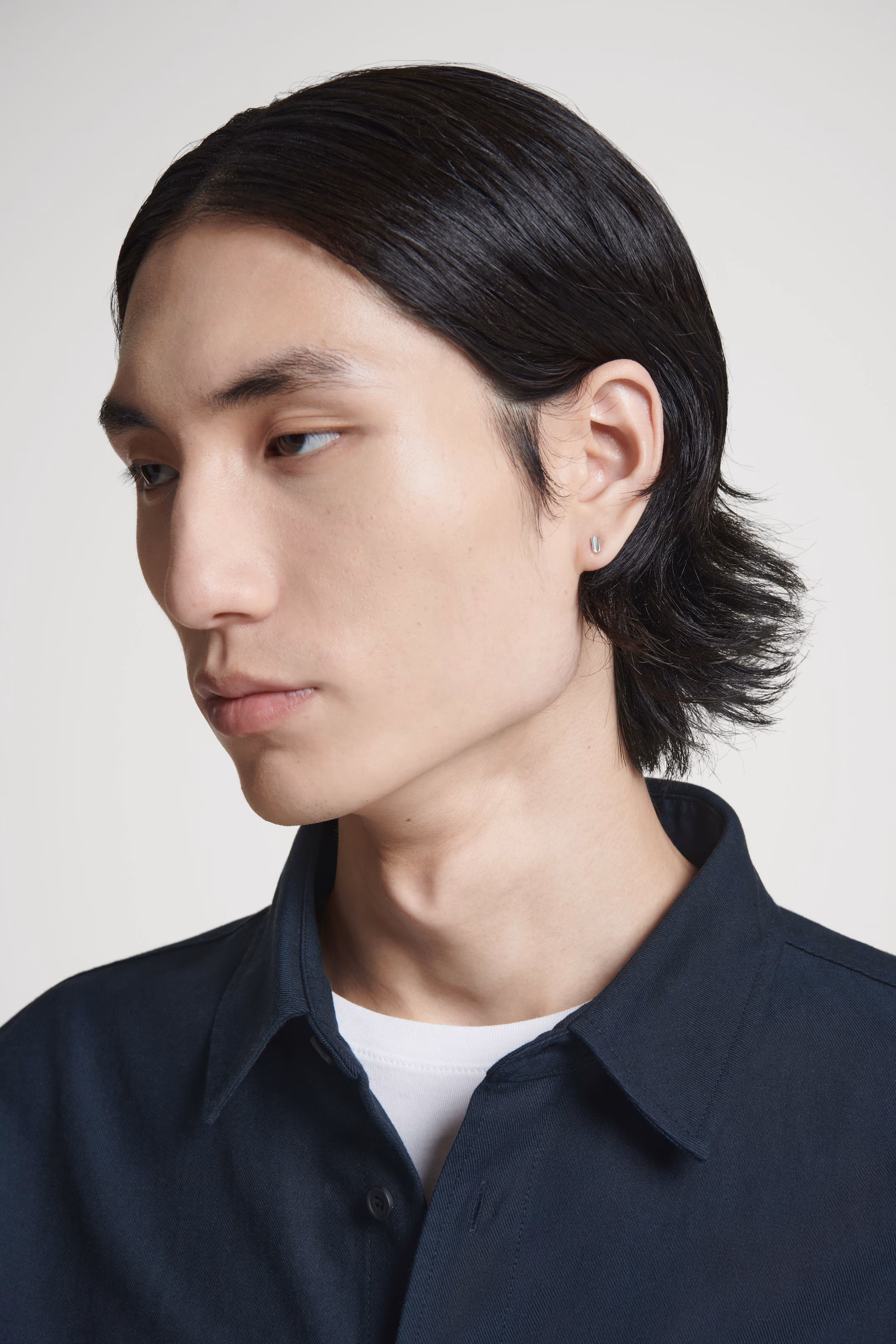 RECTANGULAR STUD EARRINGS