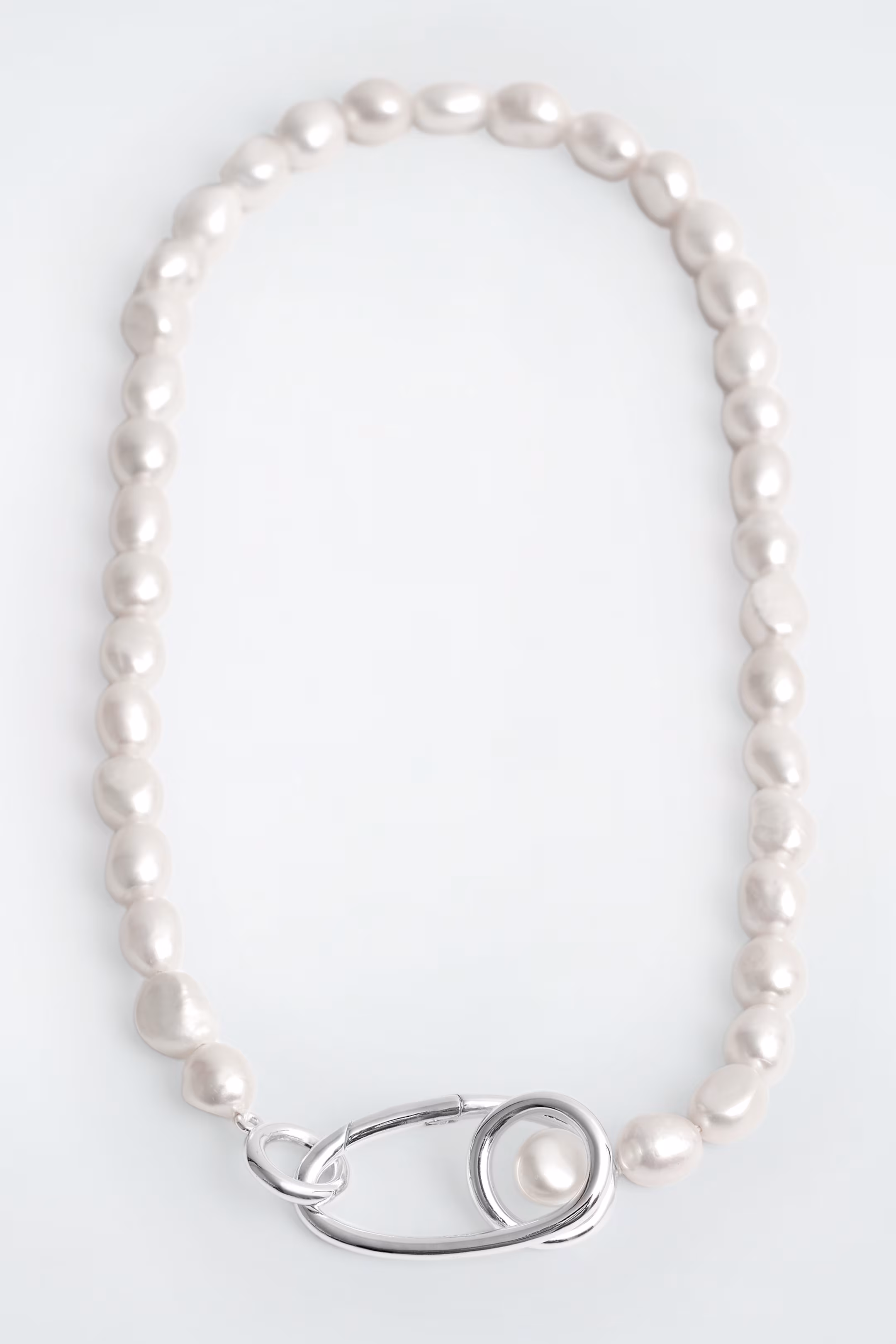 COILED FRESHWATER PEARL NECKLACE
