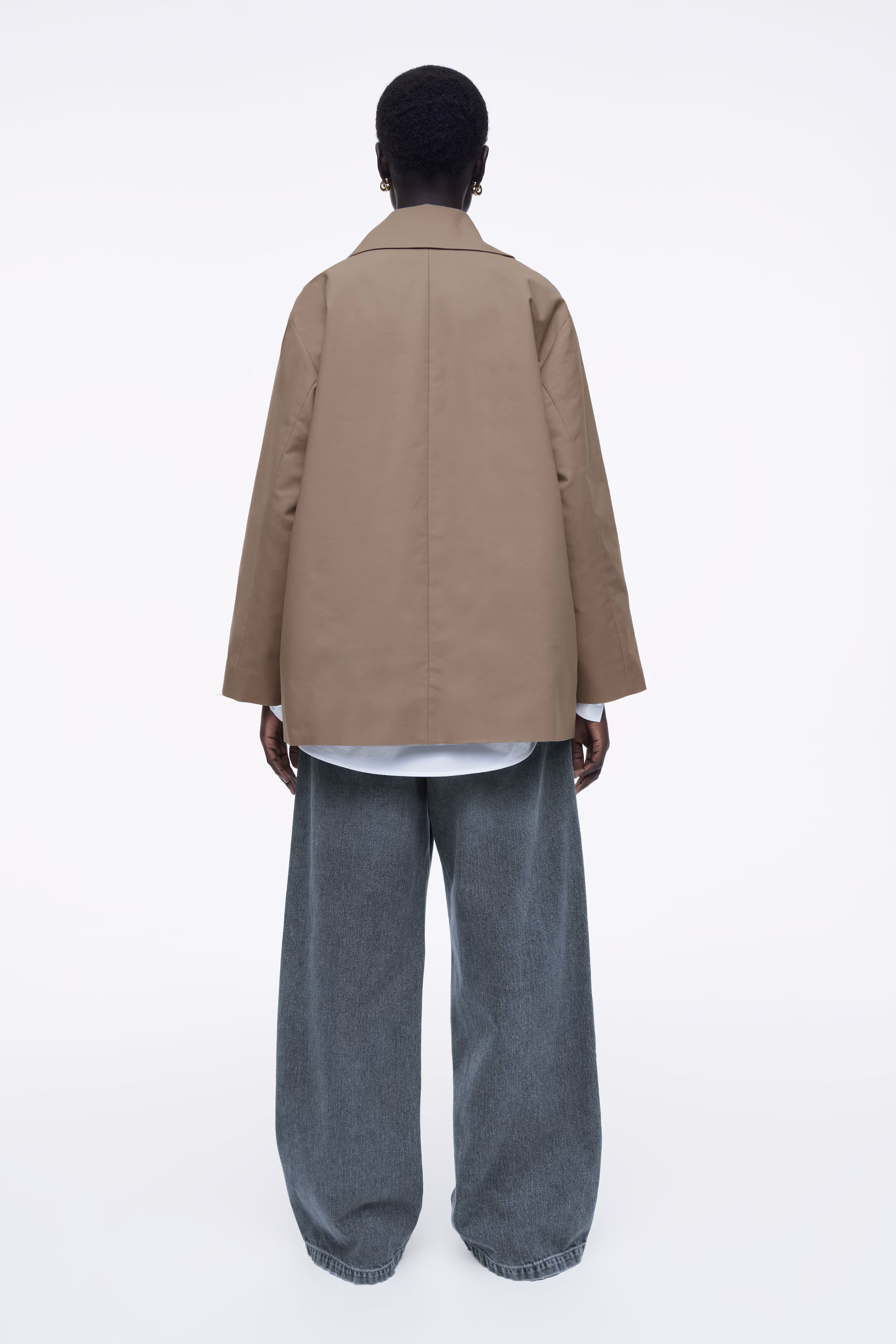 COLLARED COTTON CAR JACKET