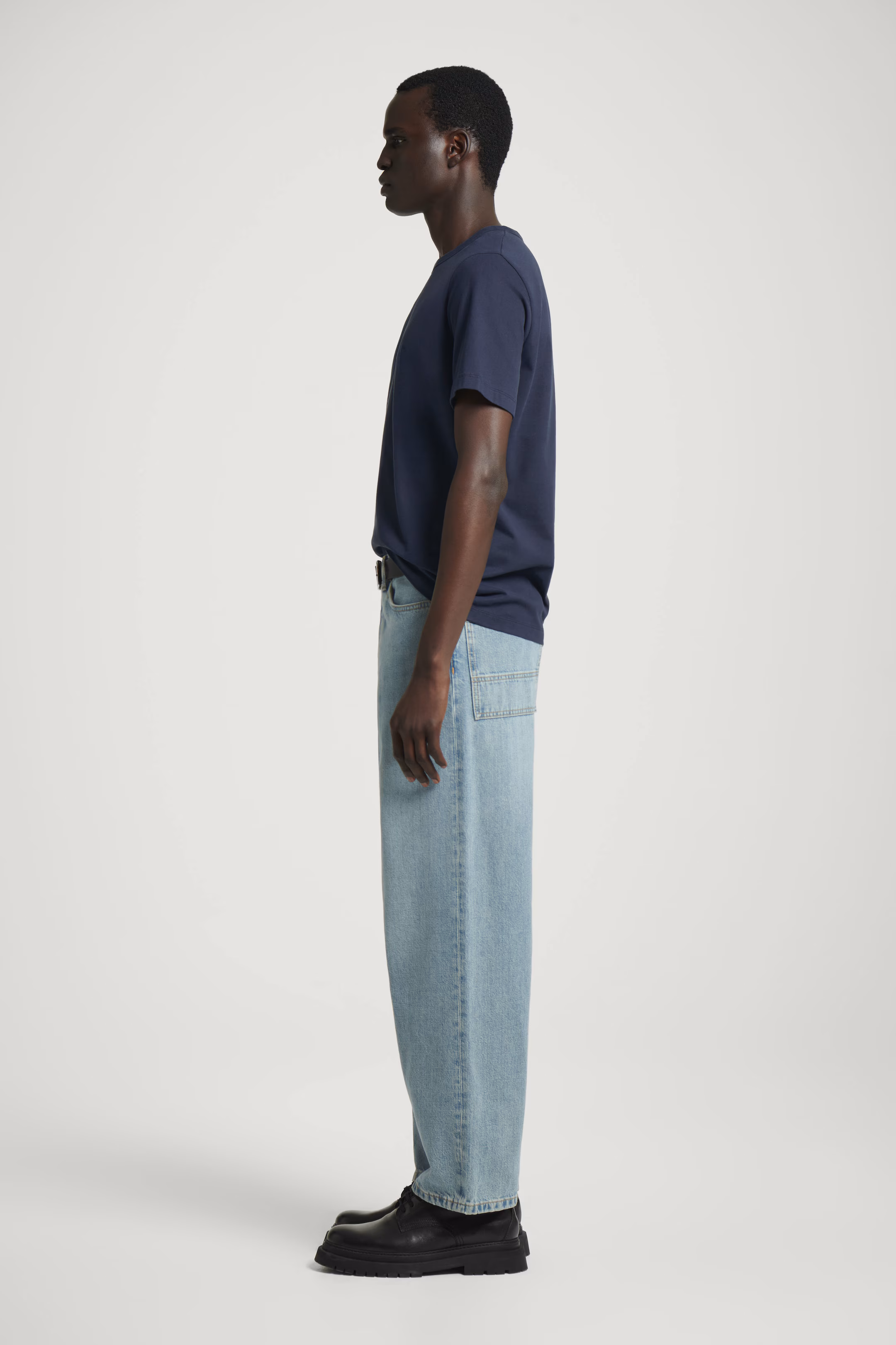 REGULAR LIGHTWEIGHT BRUSHED-COTTON T-SHIRT