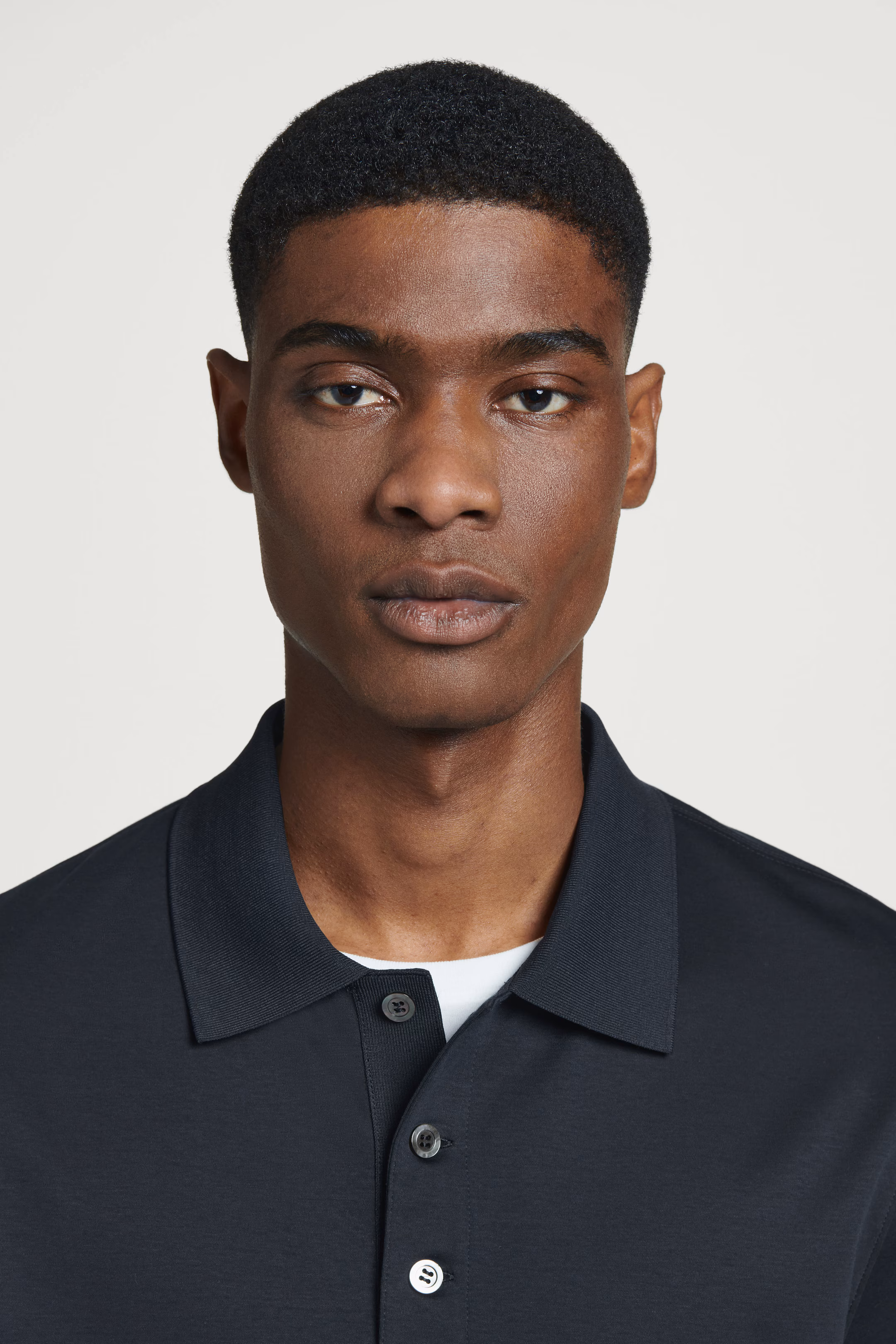 REGULAR-FIT MERCERISED-COTTON POLO SHIRT