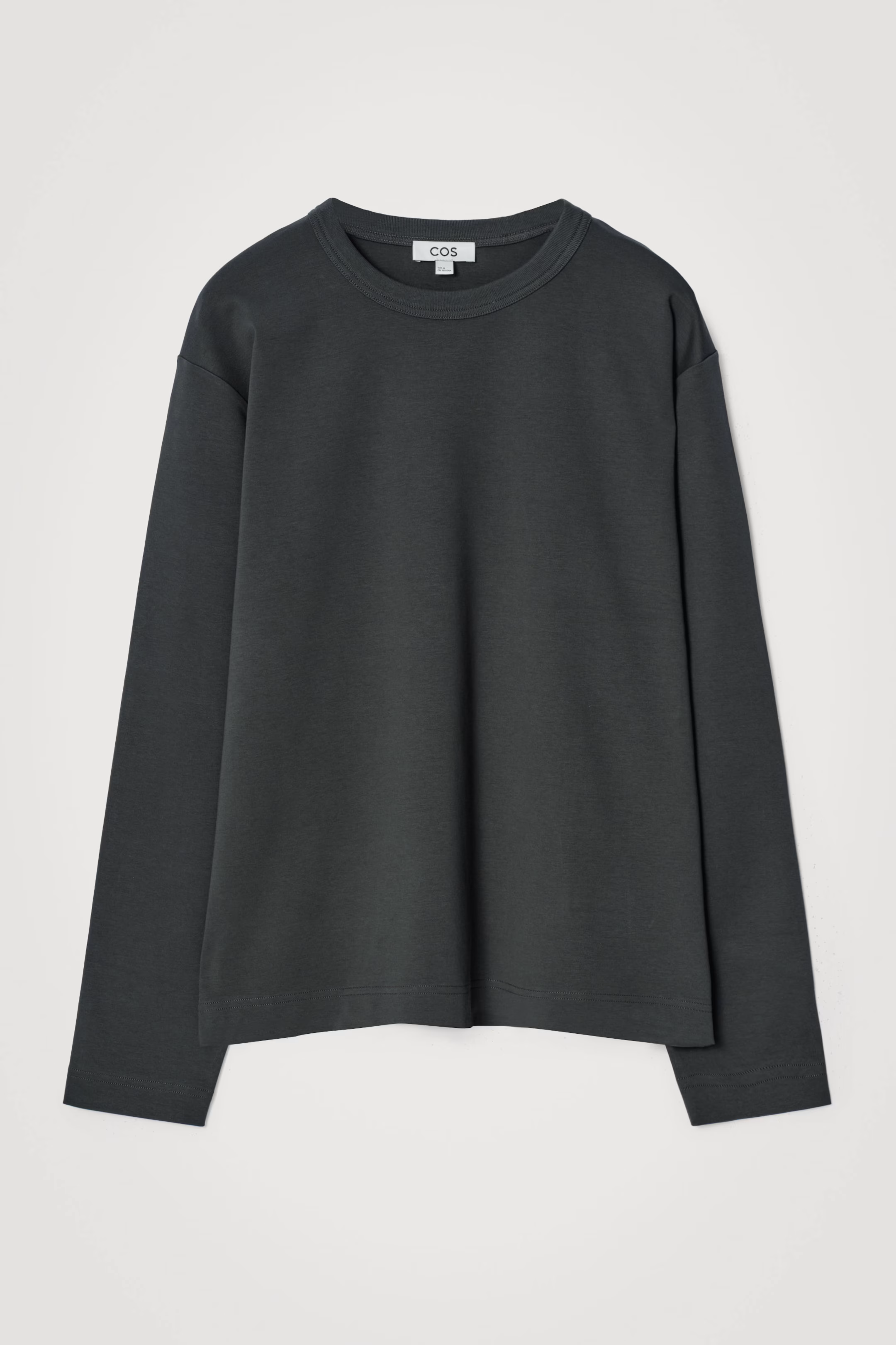 RELAXED COTTON-JERSEY LONG-SLEEVED T-SHIRT