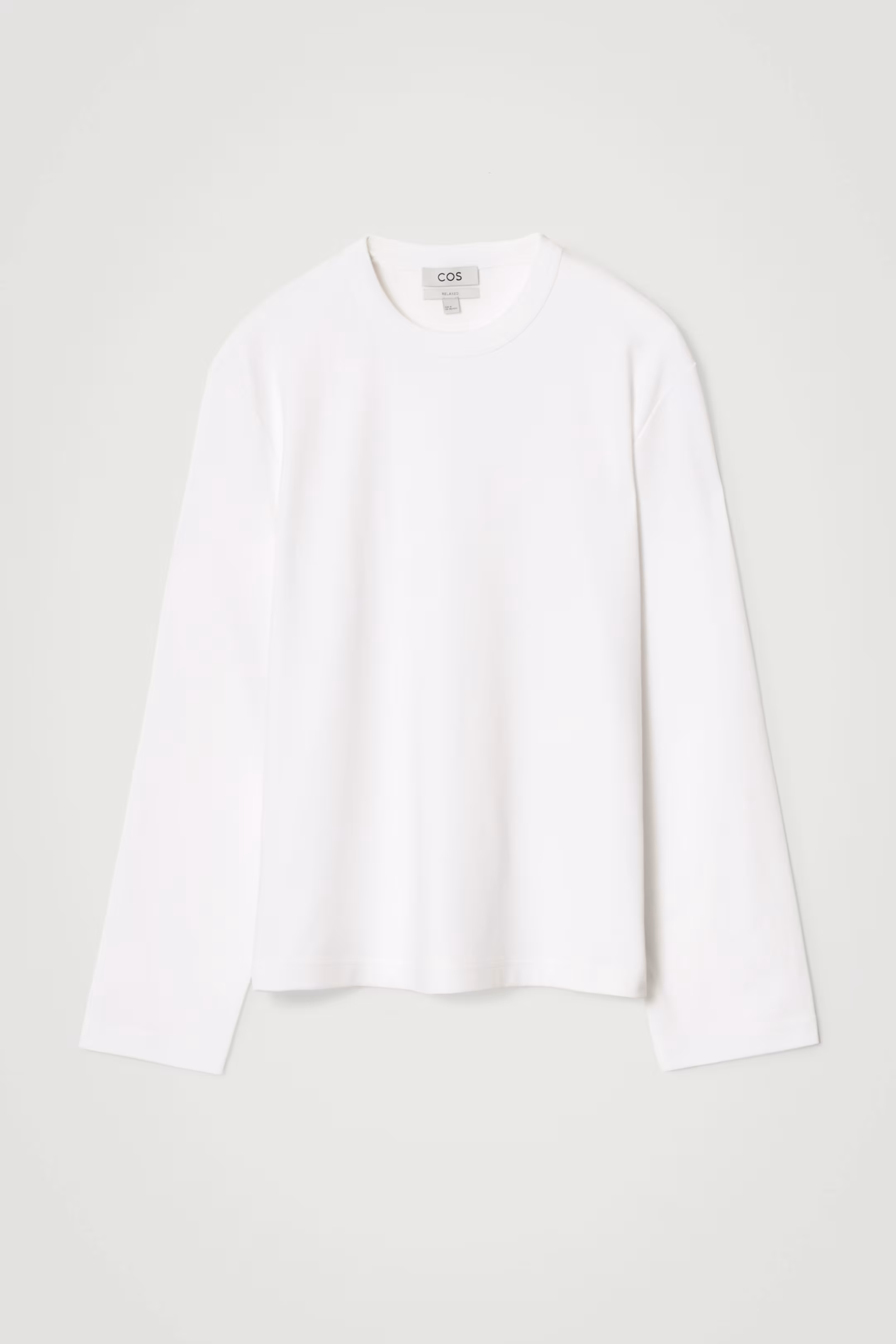 RELAXED COTTON-JERSEY LONG-SLEEVED T-SHIRT