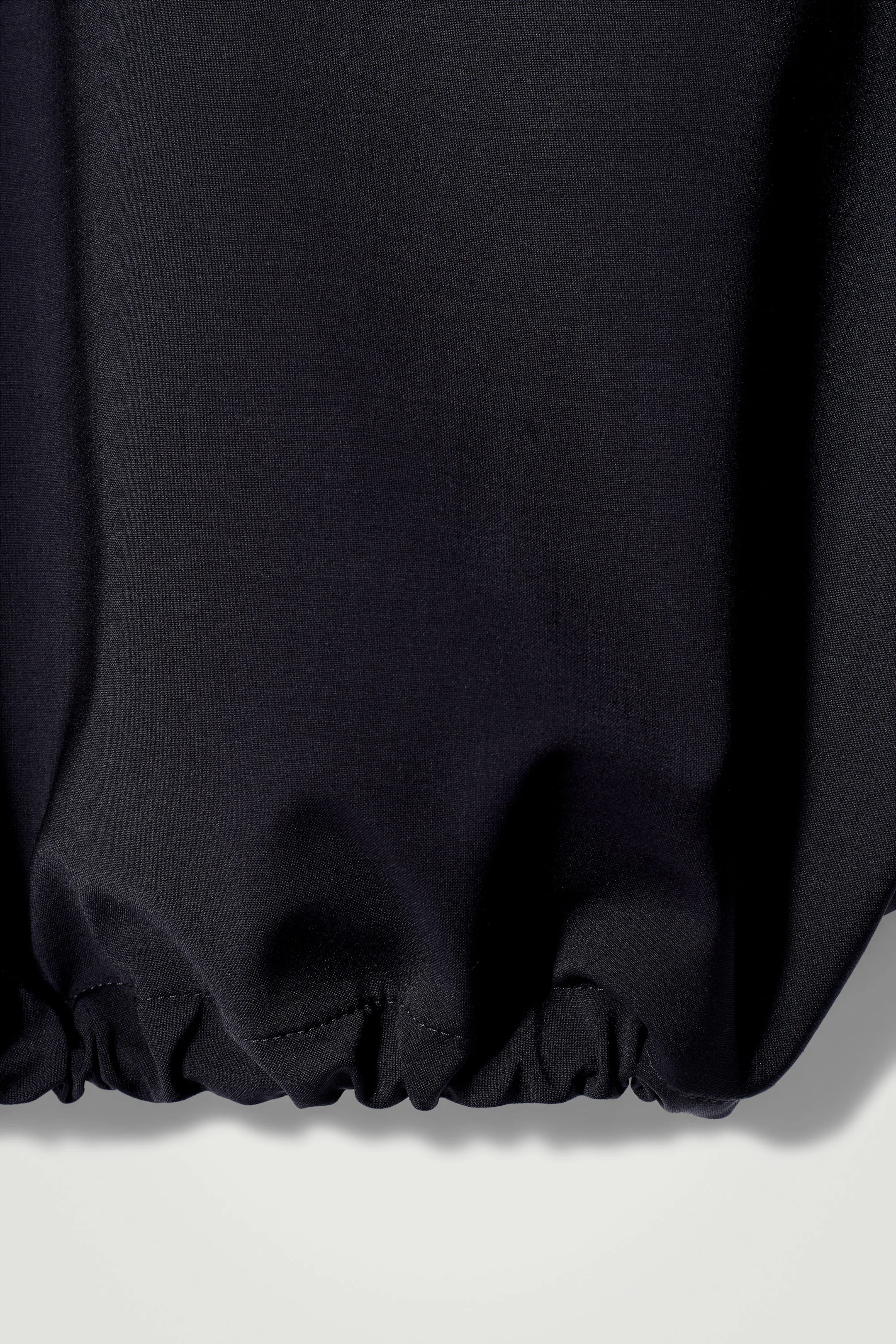 DOUBLE-FACED WOOL-BLEND HALF-ZIP JACKET