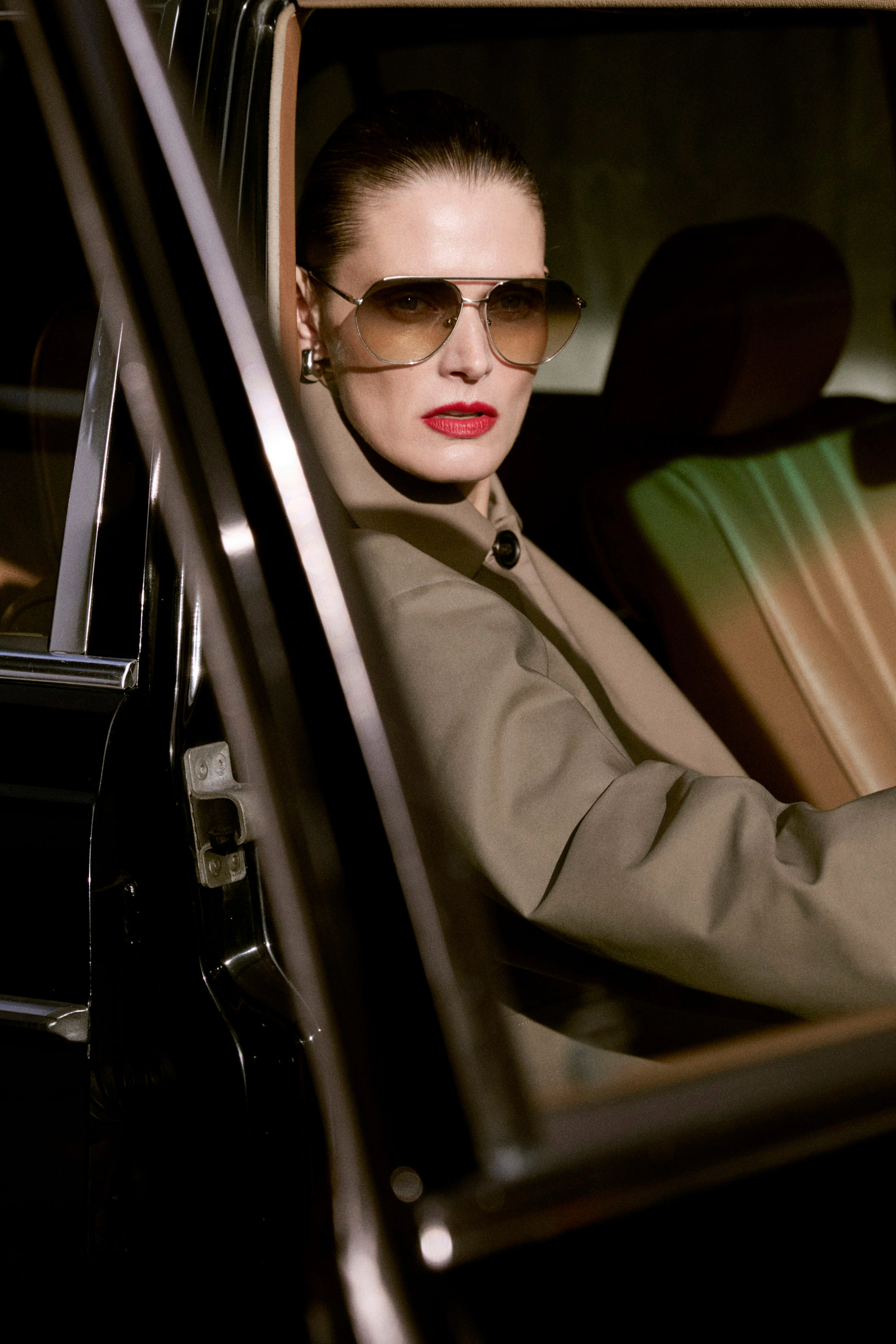 COLLARED COTTON CAR JACKET