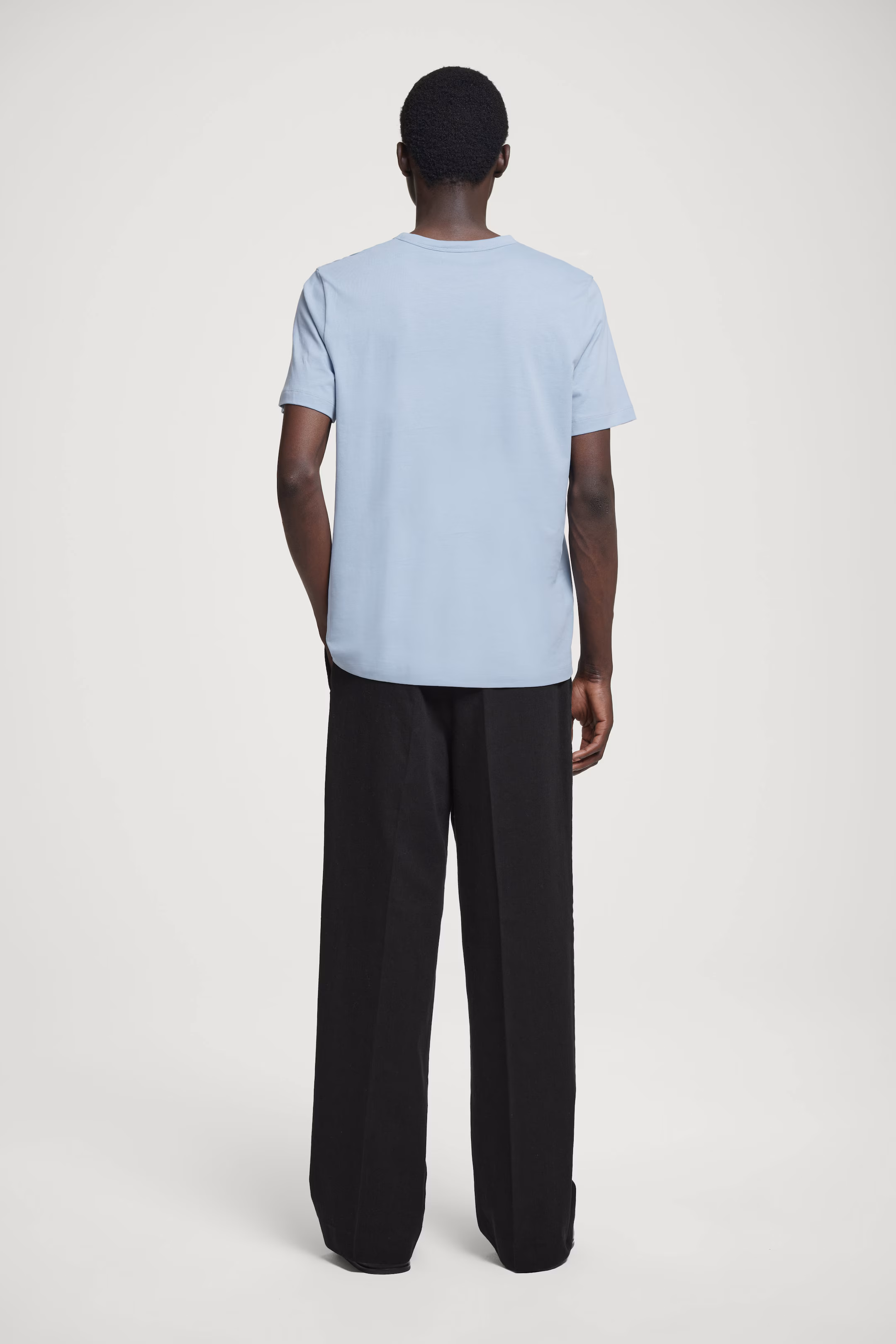 REGULAR LIGHTWEIGHT BRUSHED-COTTON T-SHIRT