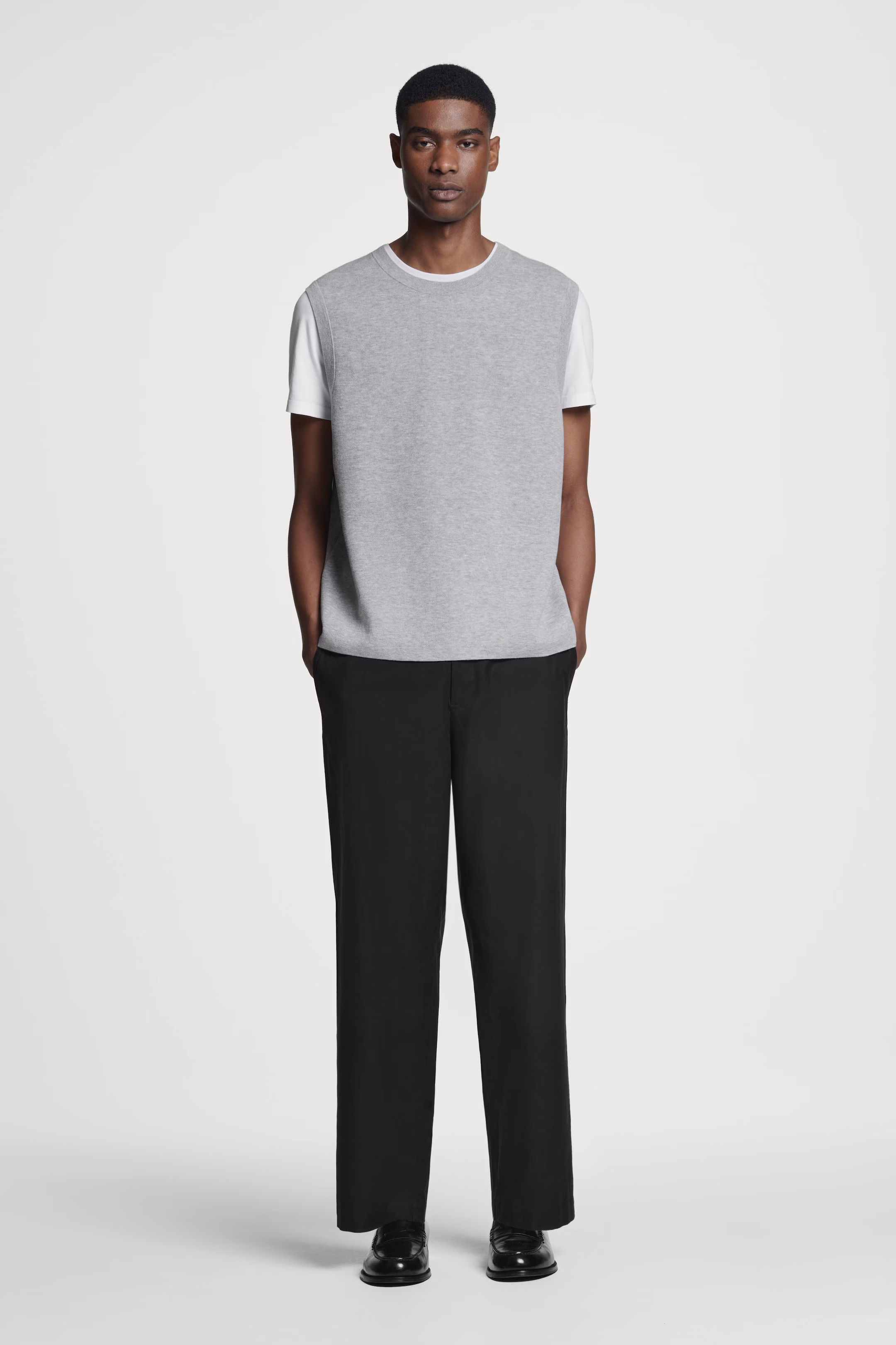 DOUBLE-FACED KNITTED TANK