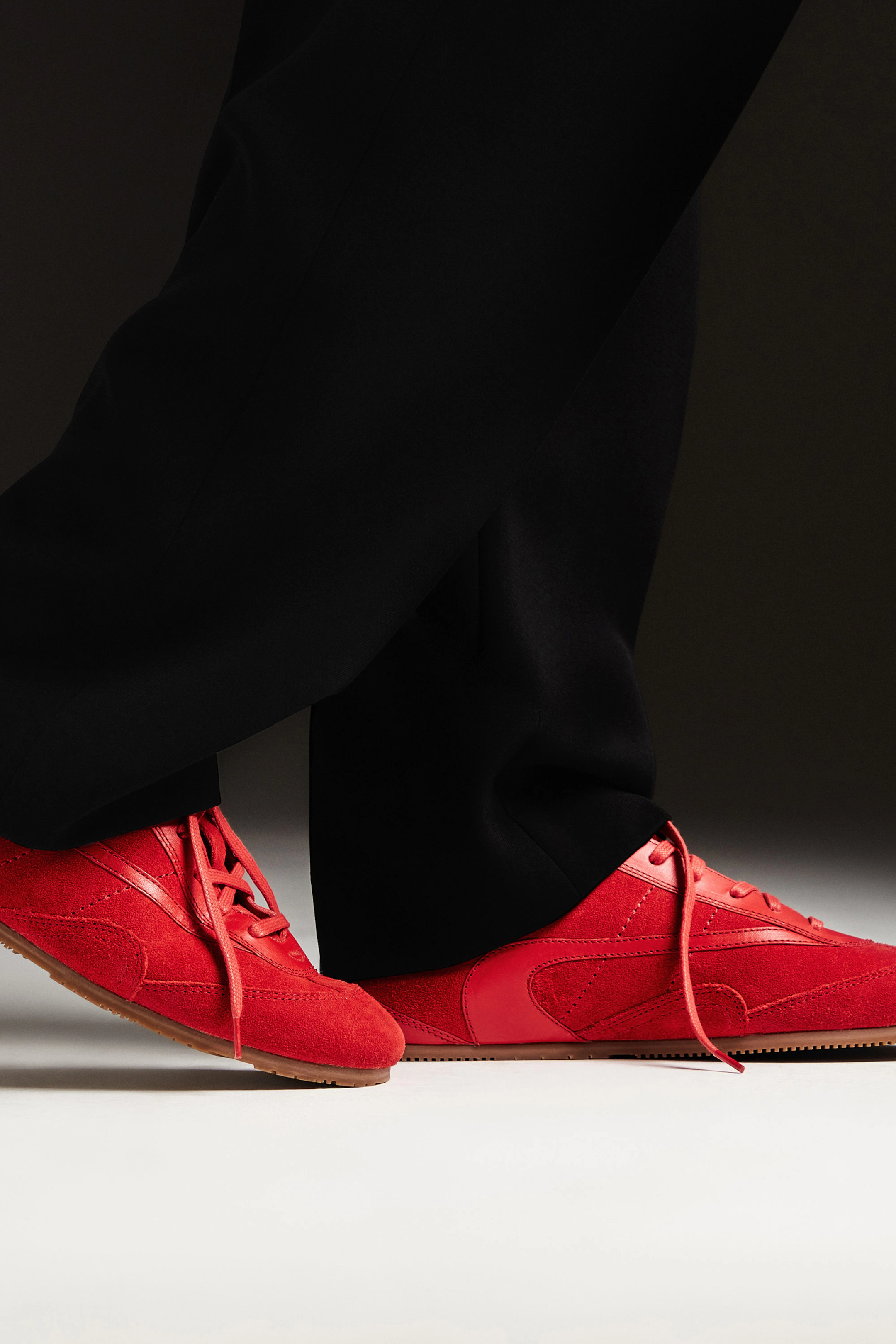 MINIMAL SUEDE TRAINERS