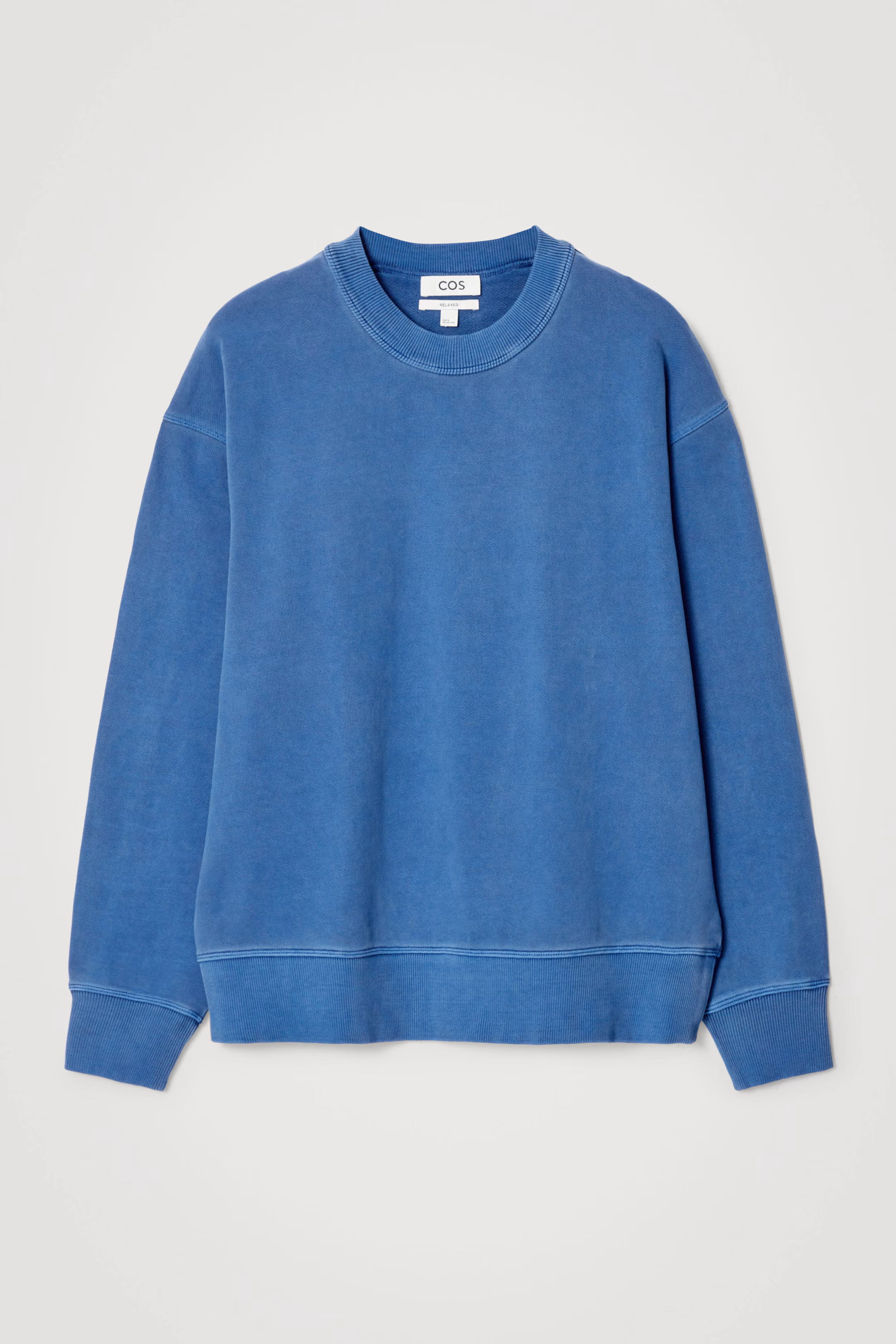 RELAXED WASHED-COTTON SWEATSHIRT