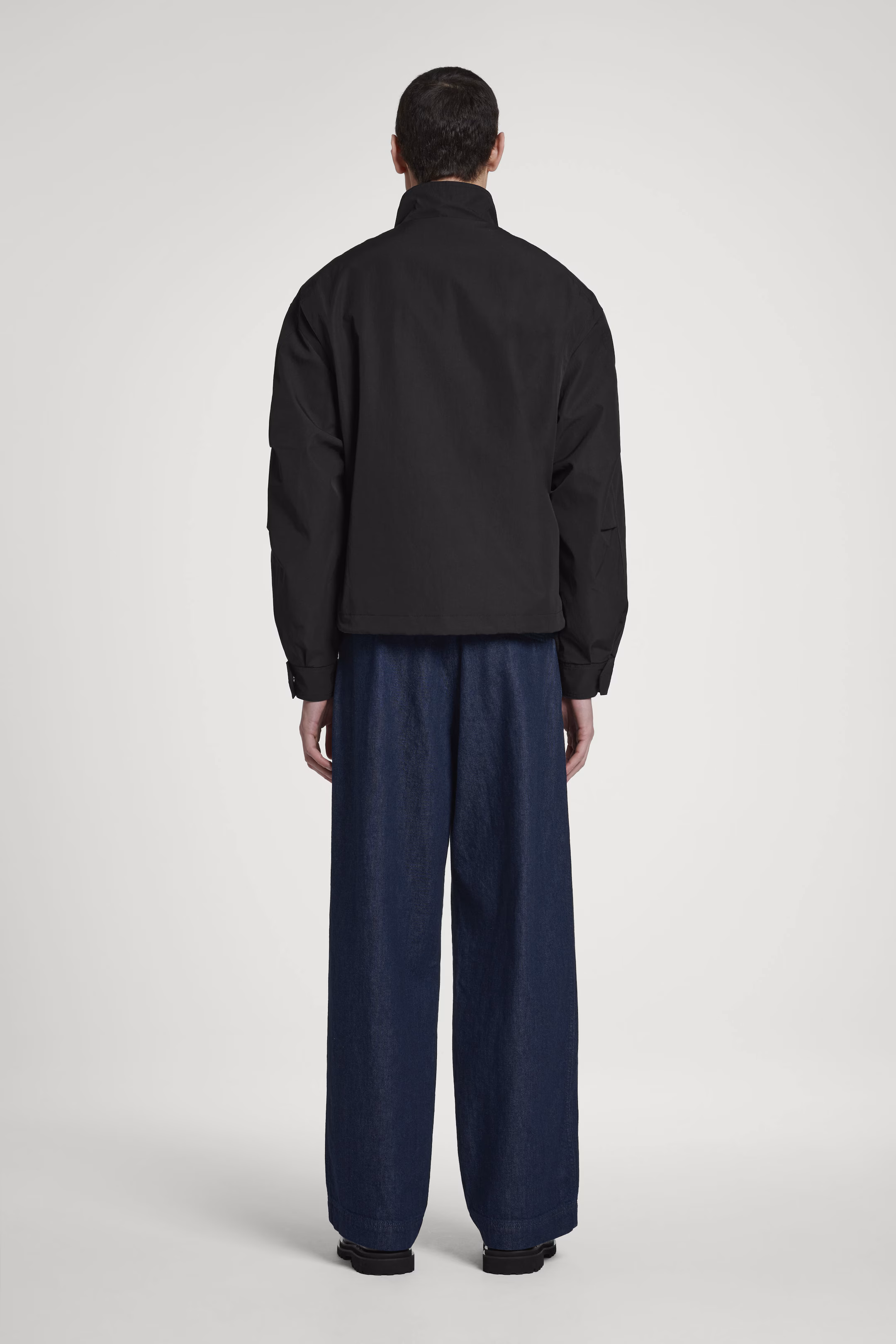 TWILL UTILITY BOMBER JACKET