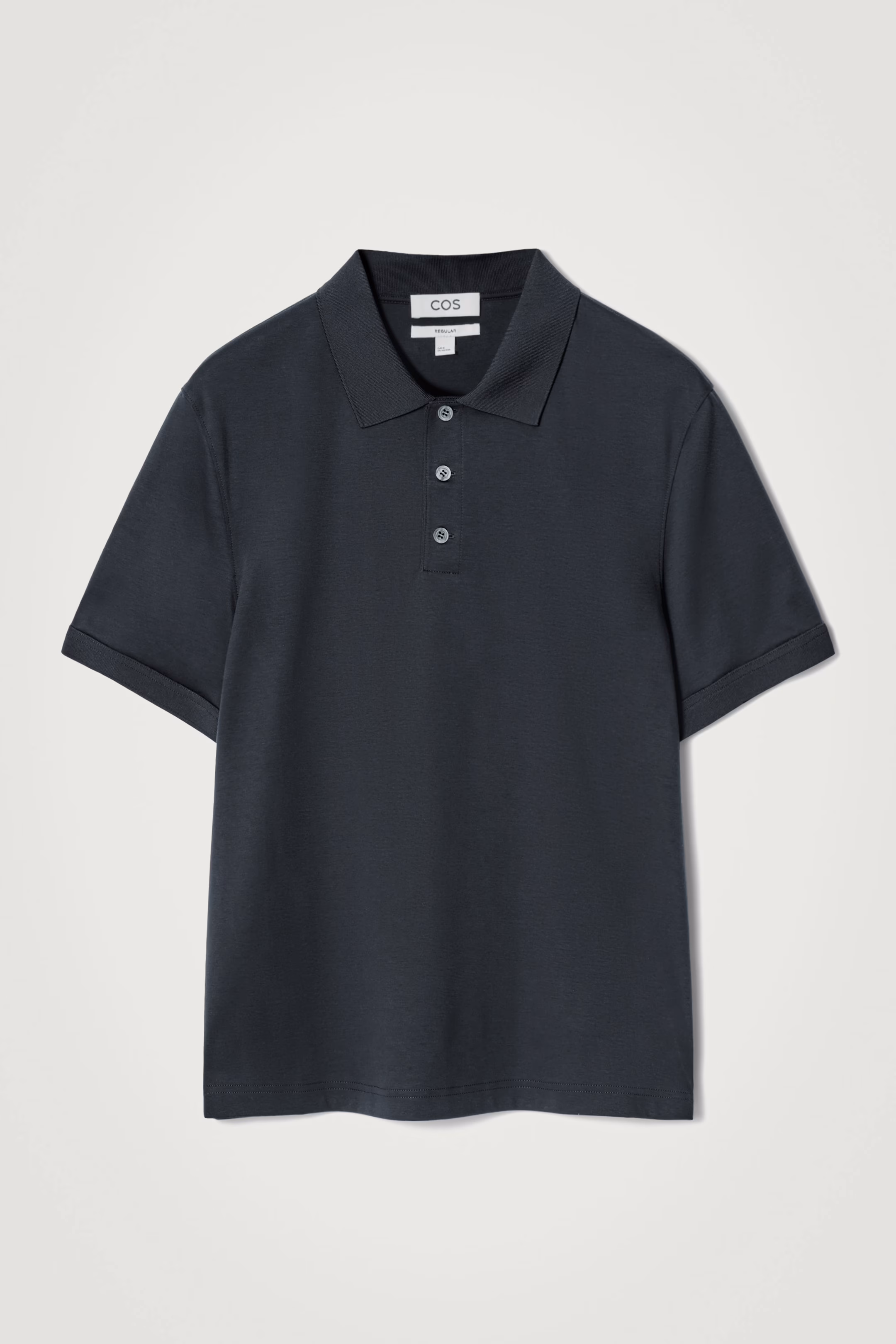 REGULAR-FIT MERCERISED-COTTON POLO SHIRT