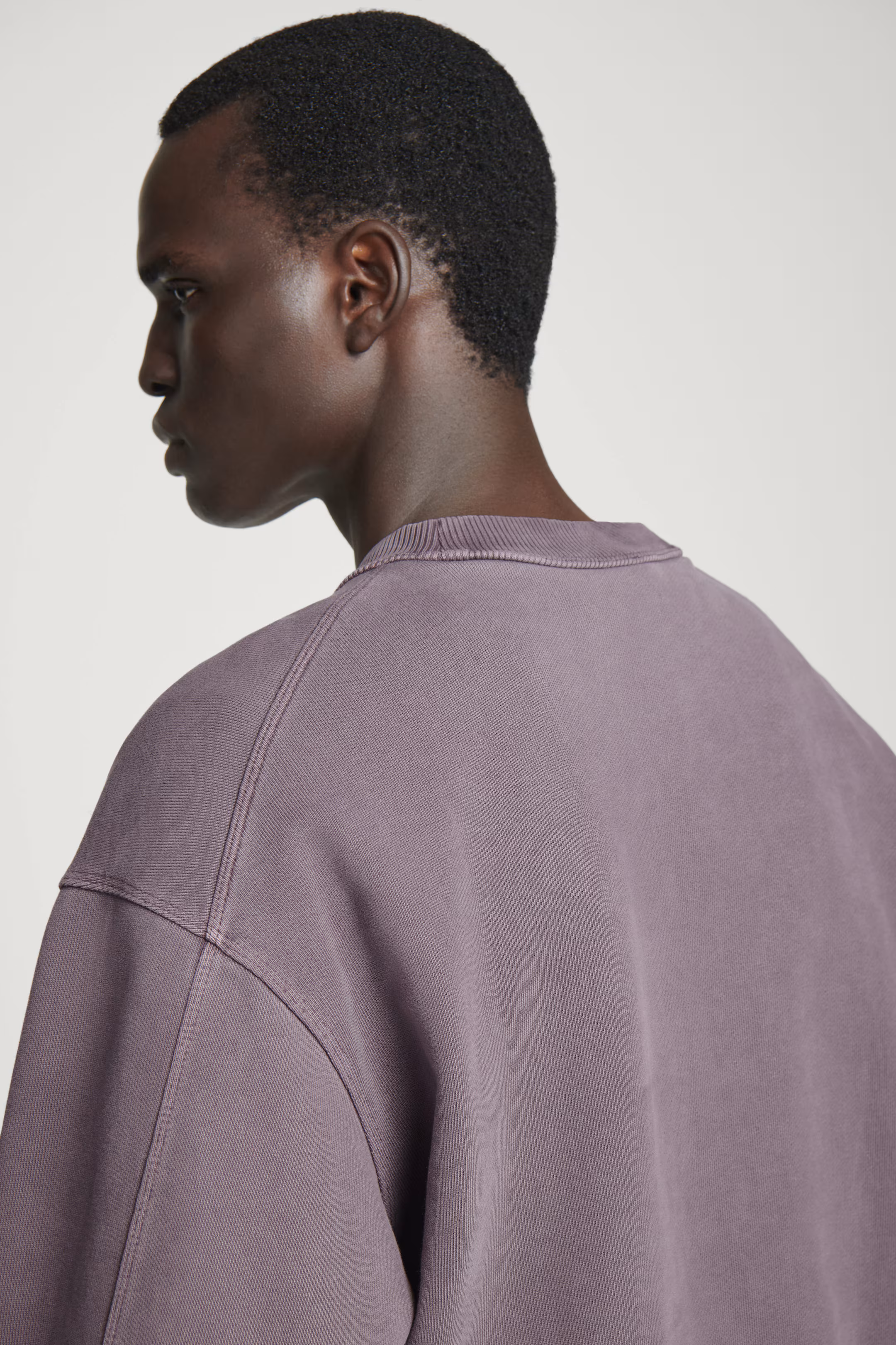 RELAXED WASHED-COTTON SWEATSHIRT