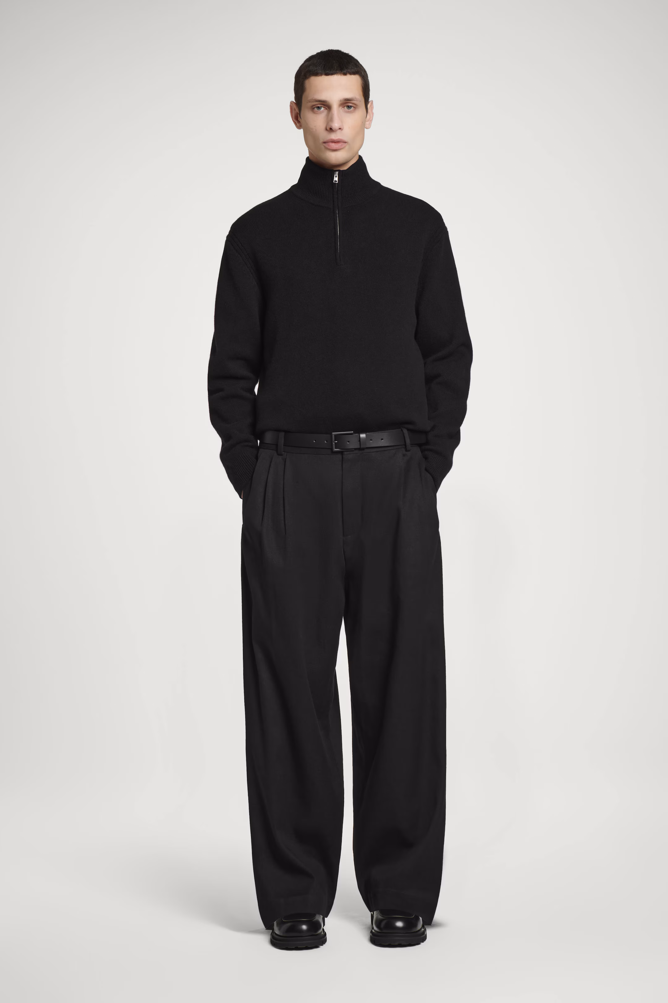 CHUNKY LEATHER DERBY SHOES