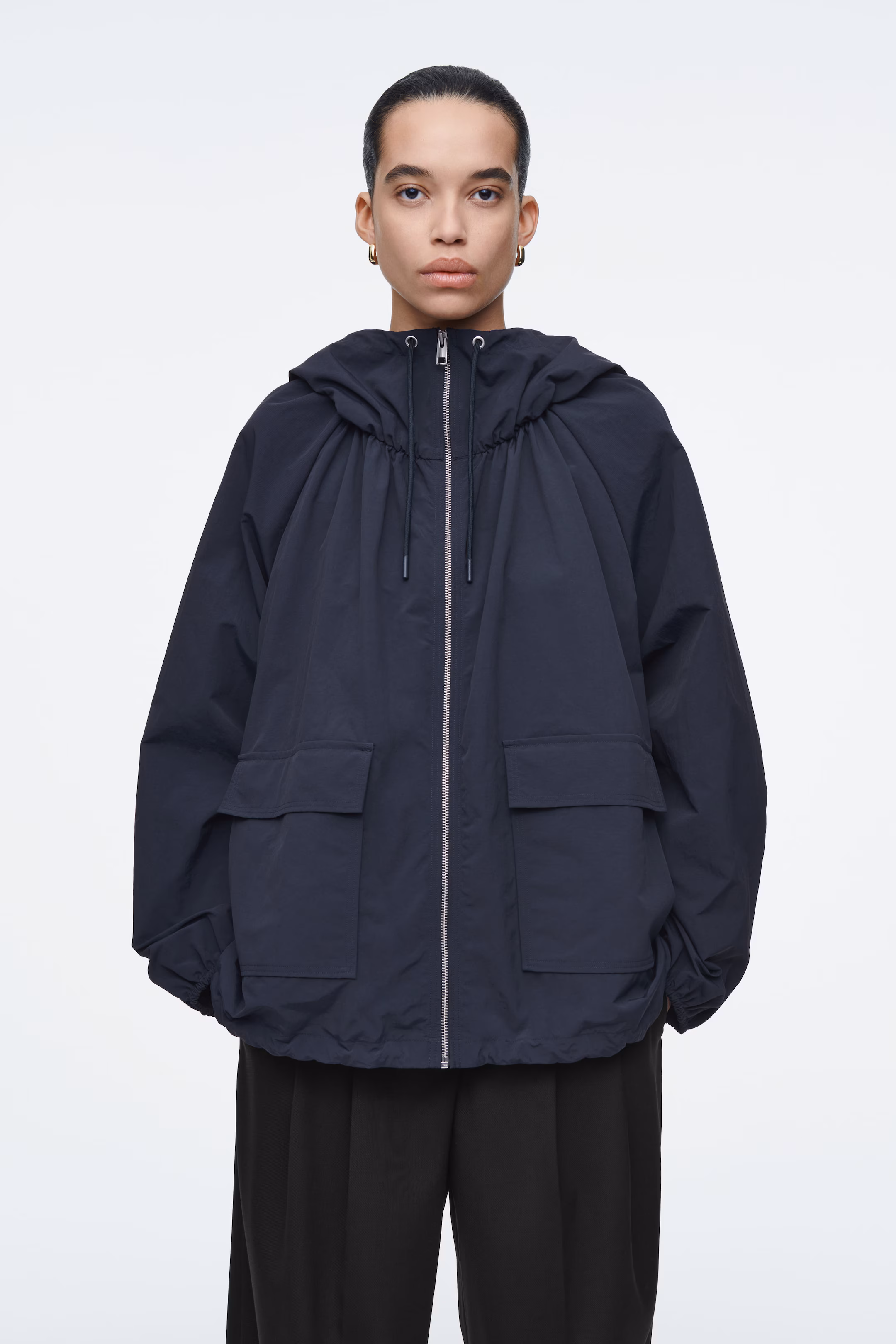TECHNICAL HOODED PARKA JACKET