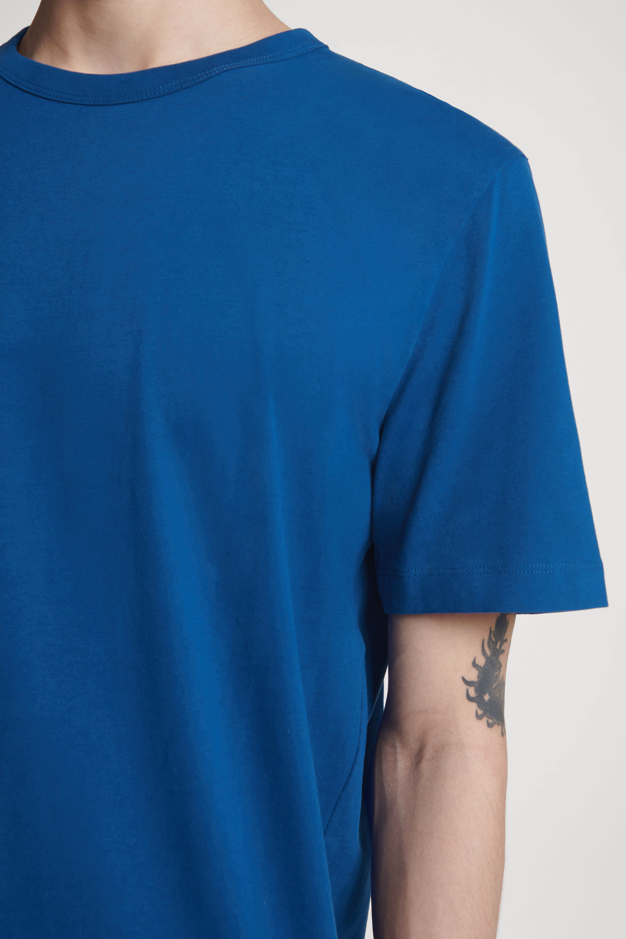 REGULAR LIGHTWEIGHT BRUSHED-COTTON T-SHIRT