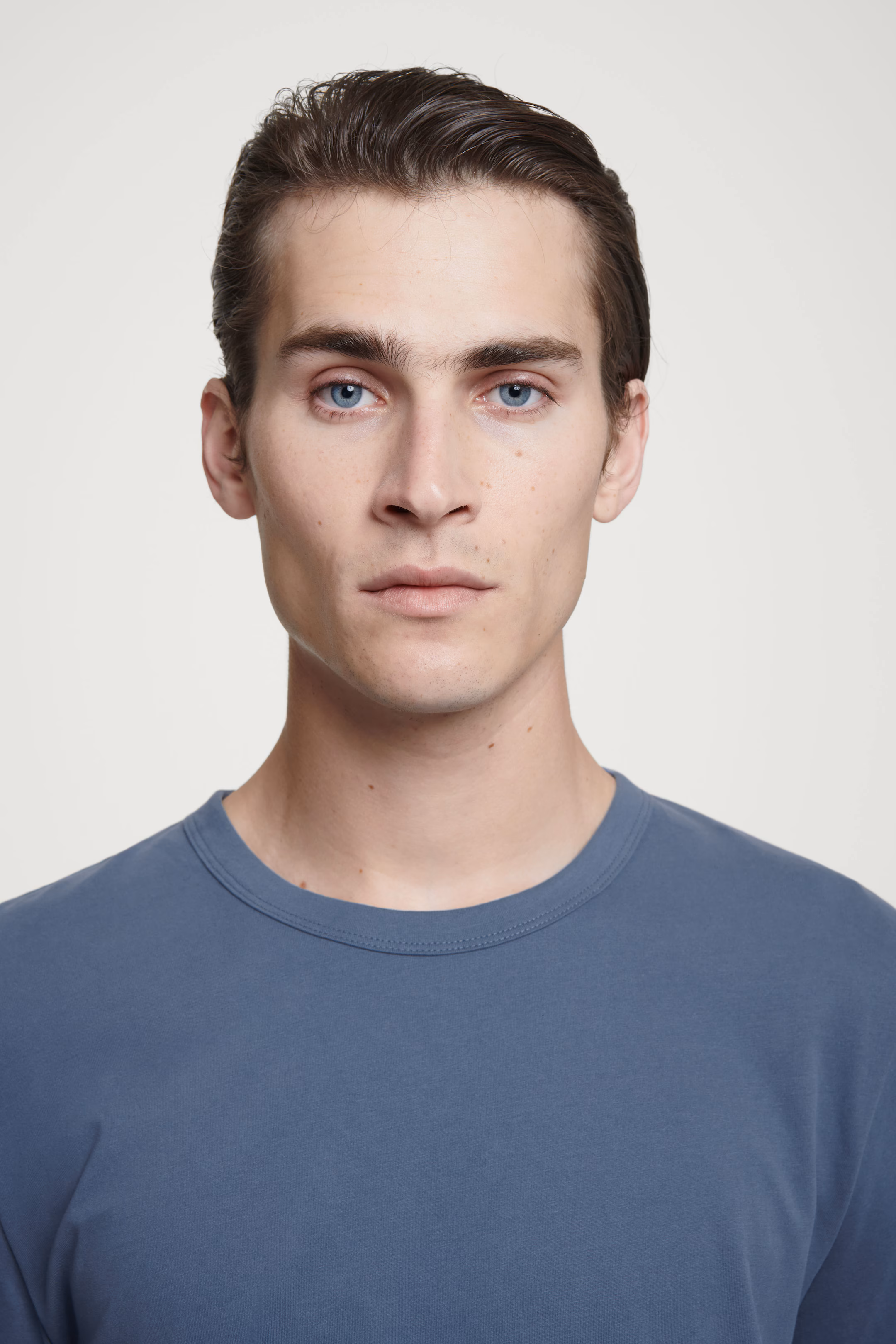 REGULAR LIGHTWEIGHT BRUSHED-COTTON T-SHIRT