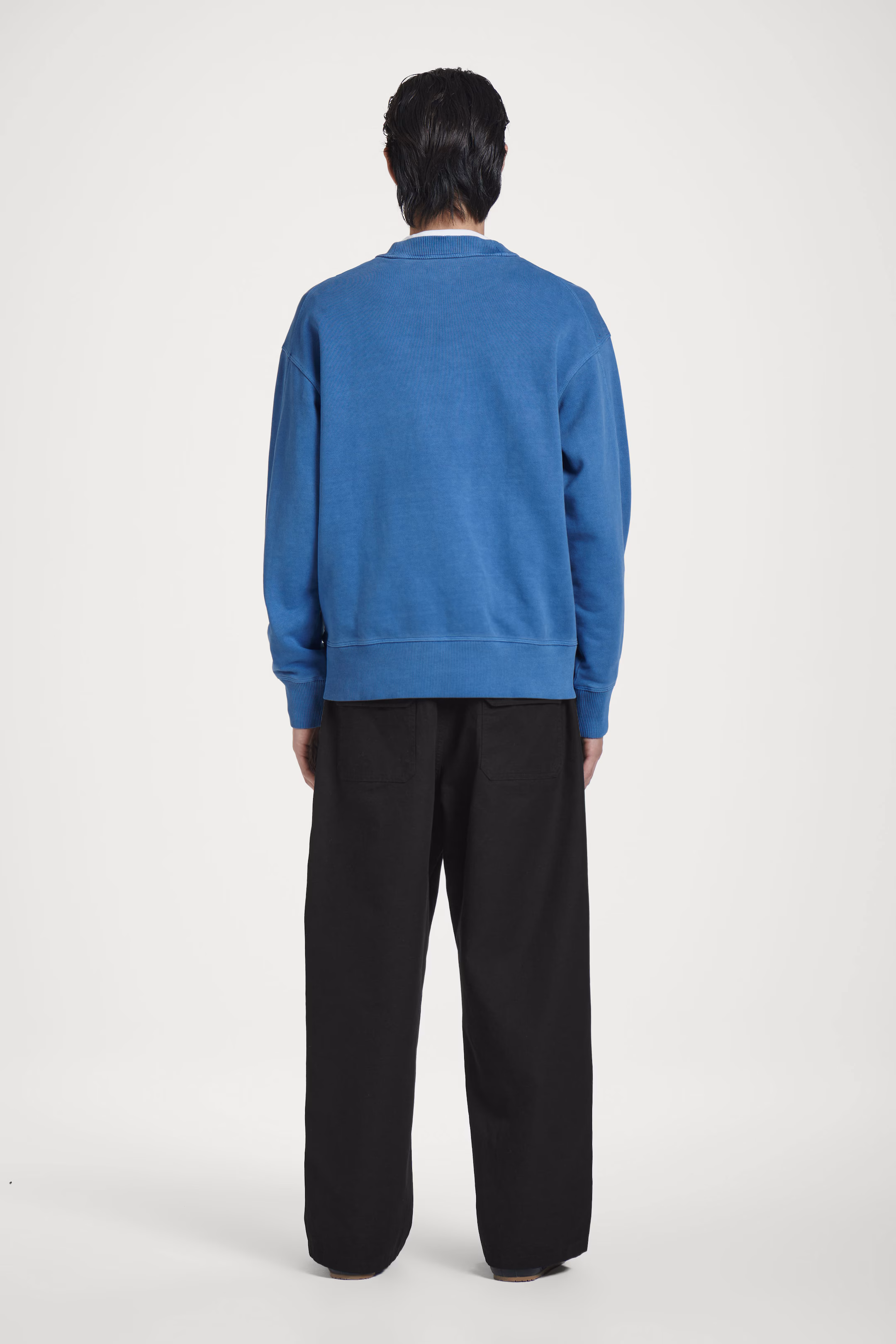 RELAXED WASHED-COTTON SWEATSHIRT