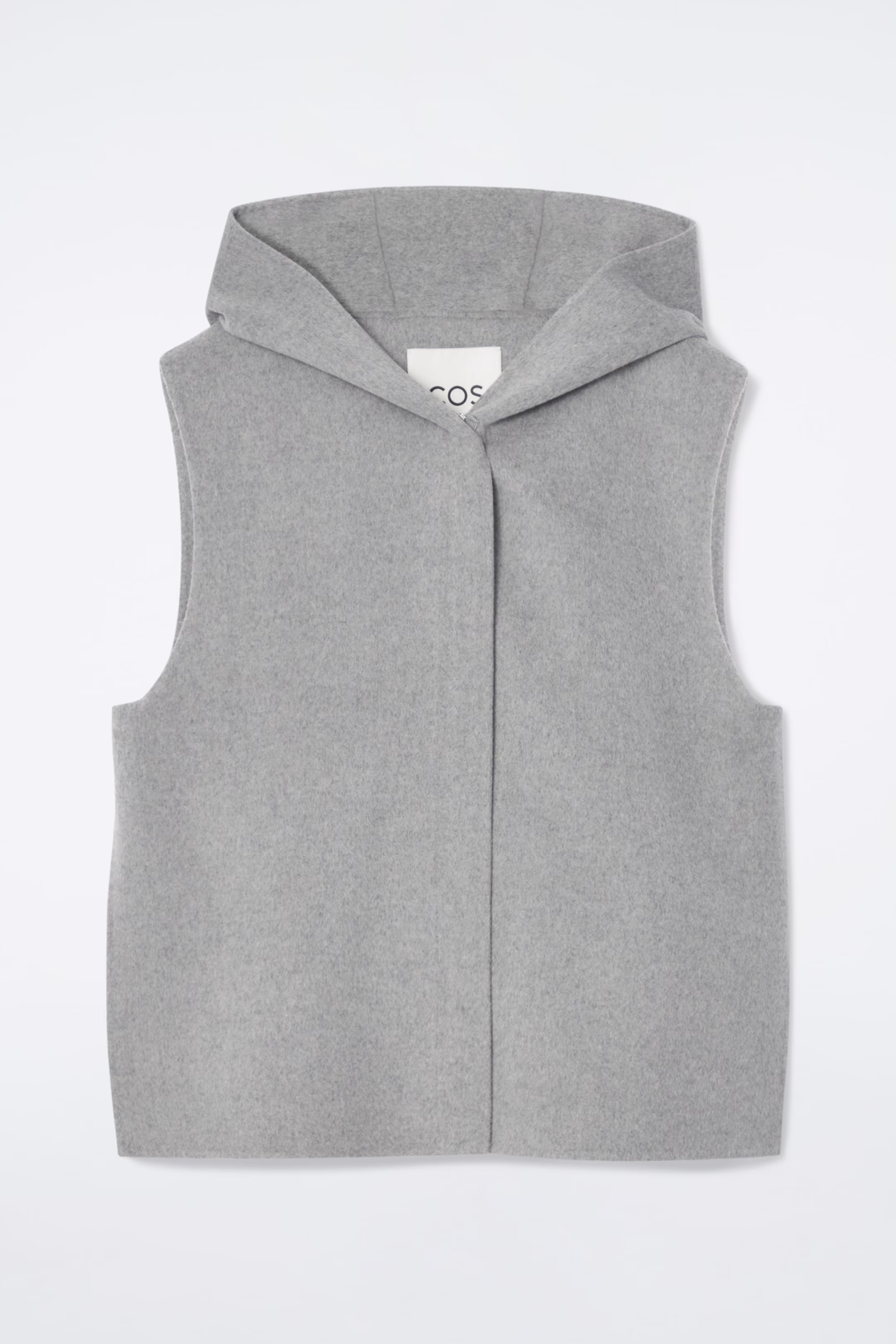 DOUBLE-FACED HYBRID HOODED GILET