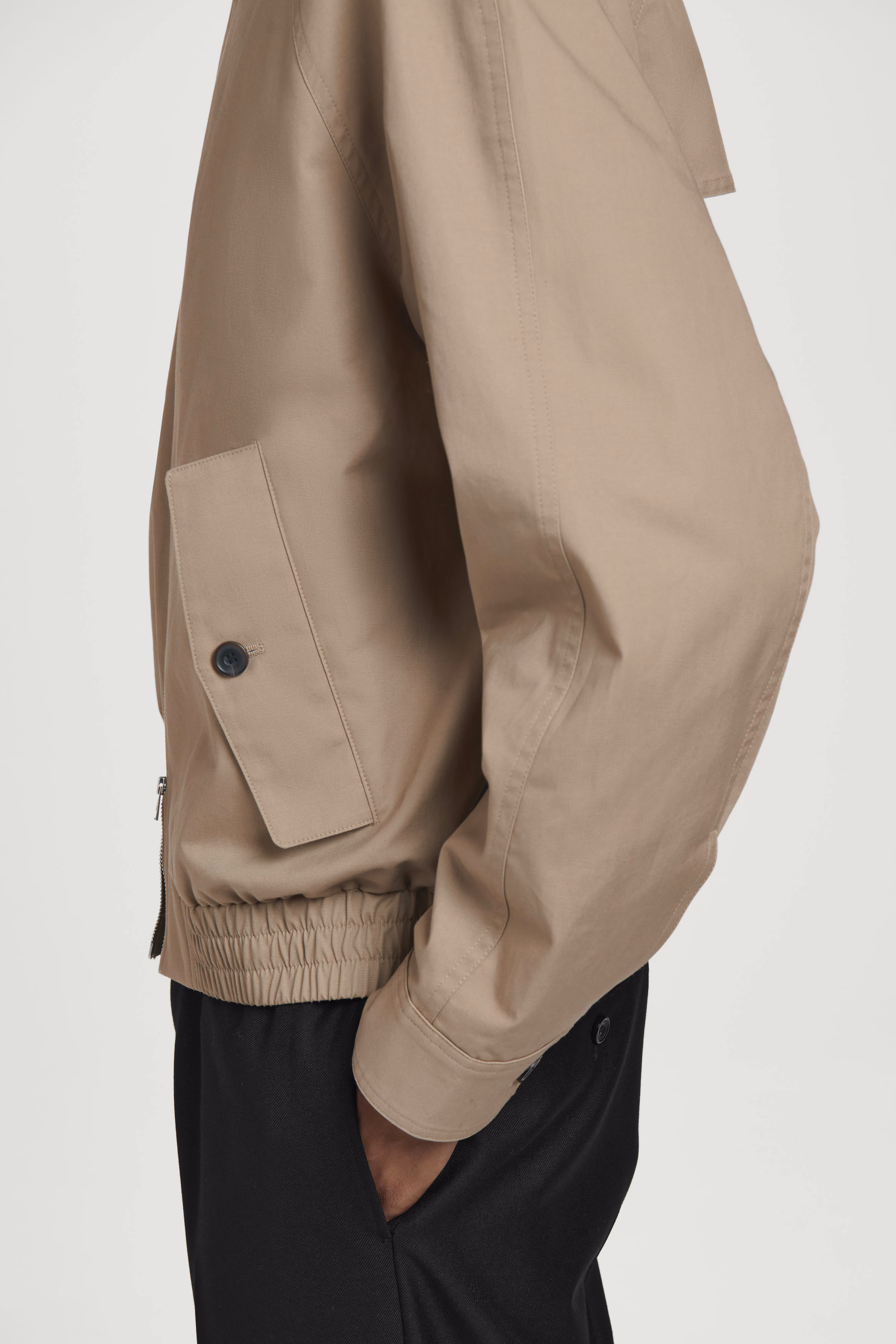 WATER-REPELLENT HARRINGTON JACKET
