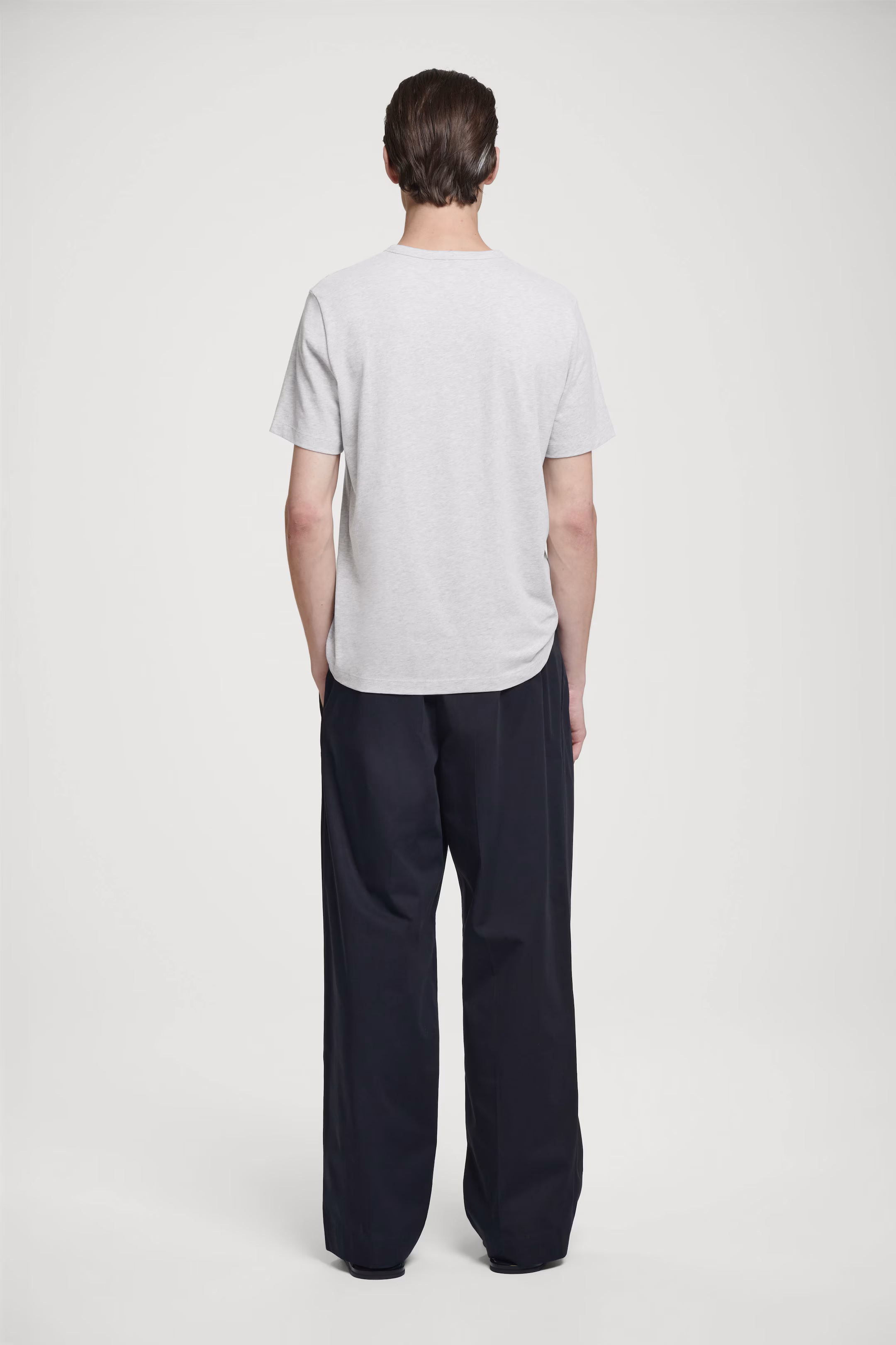 REGULAR LIGHTWEIGHT BRUSHED-COTTON T-SHIRT