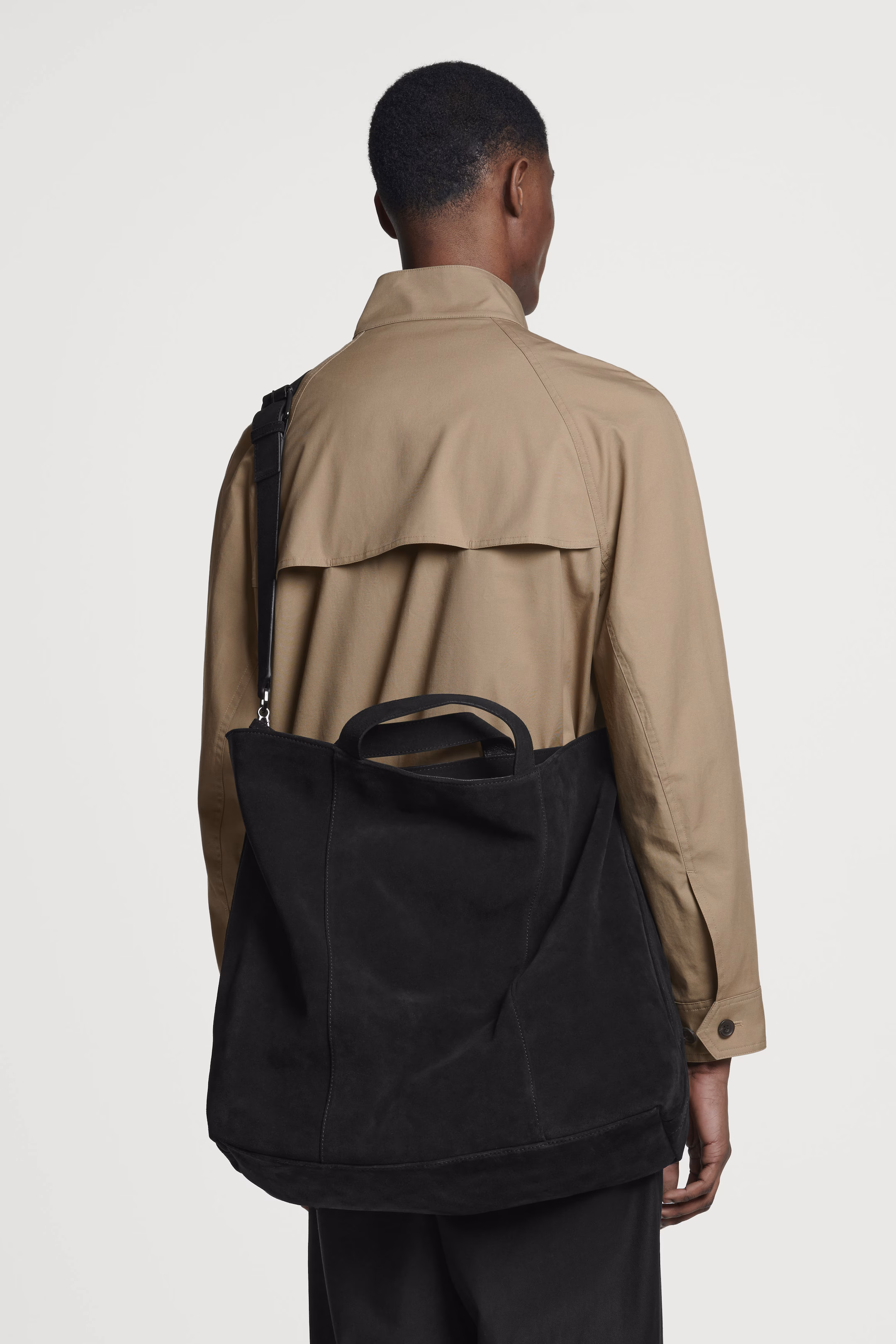 CONVERTIBLE TOTE BAG - SUEDE